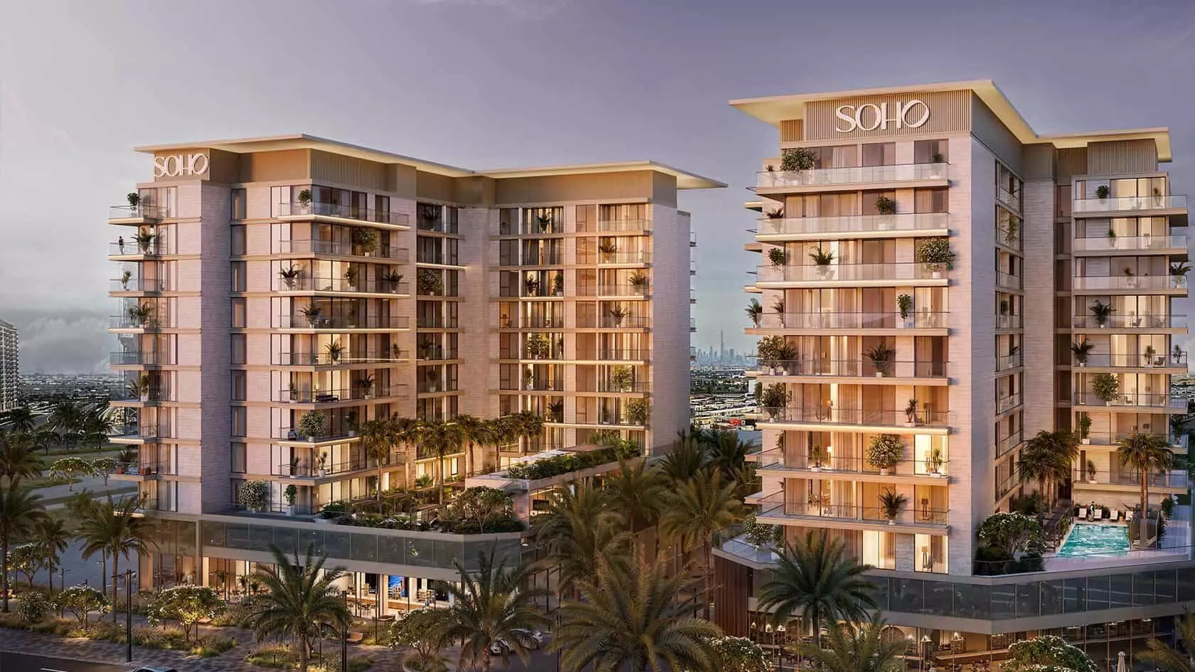 Berkeley at Dubai Hills Estate - off-plan apartment by Soho Development in Soho The Berkeley
