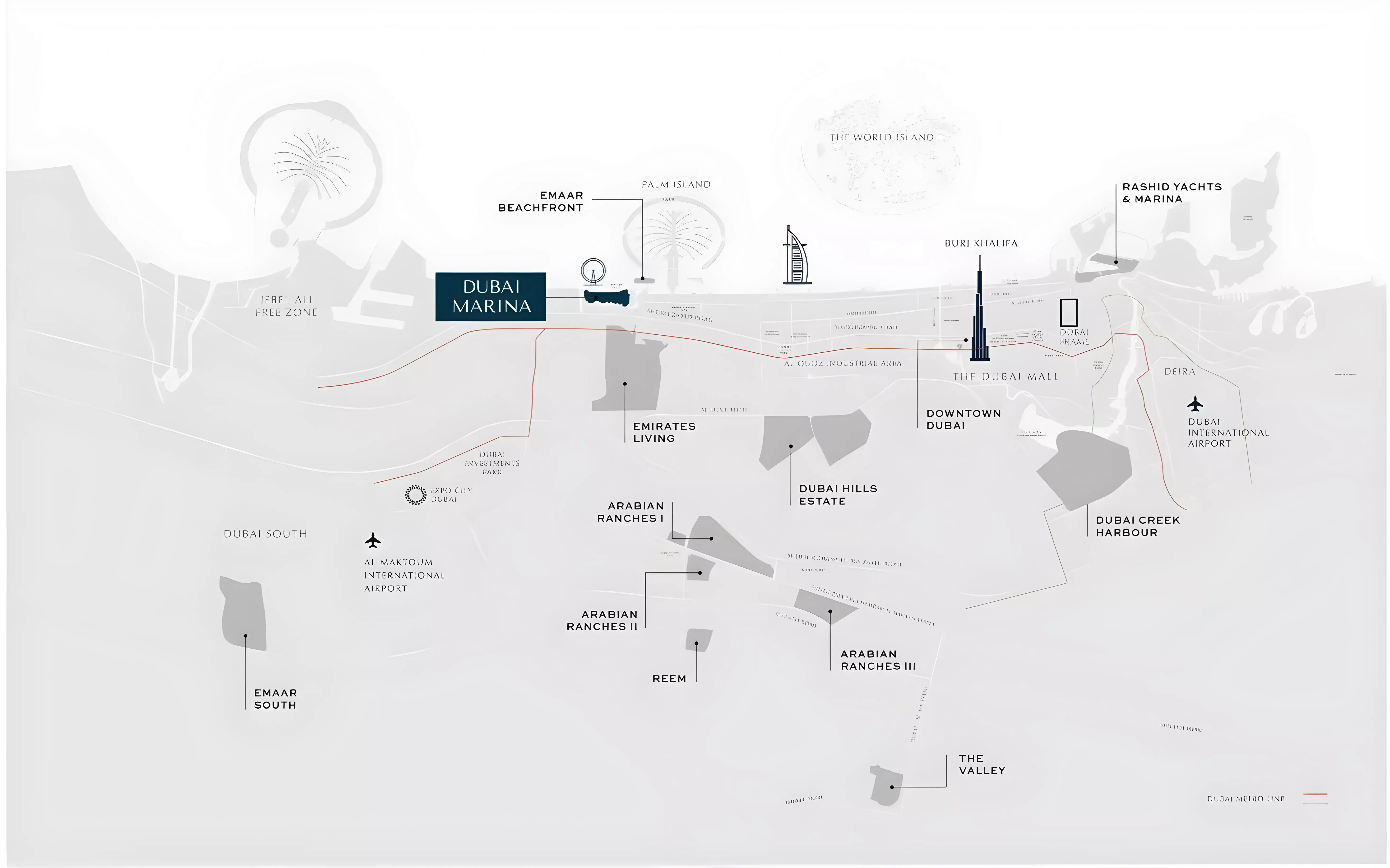 صورة لمشروع بالاس باي ذا بيتش من تطوير إعمار العقارية في دبي, دبي مارينا - [1]