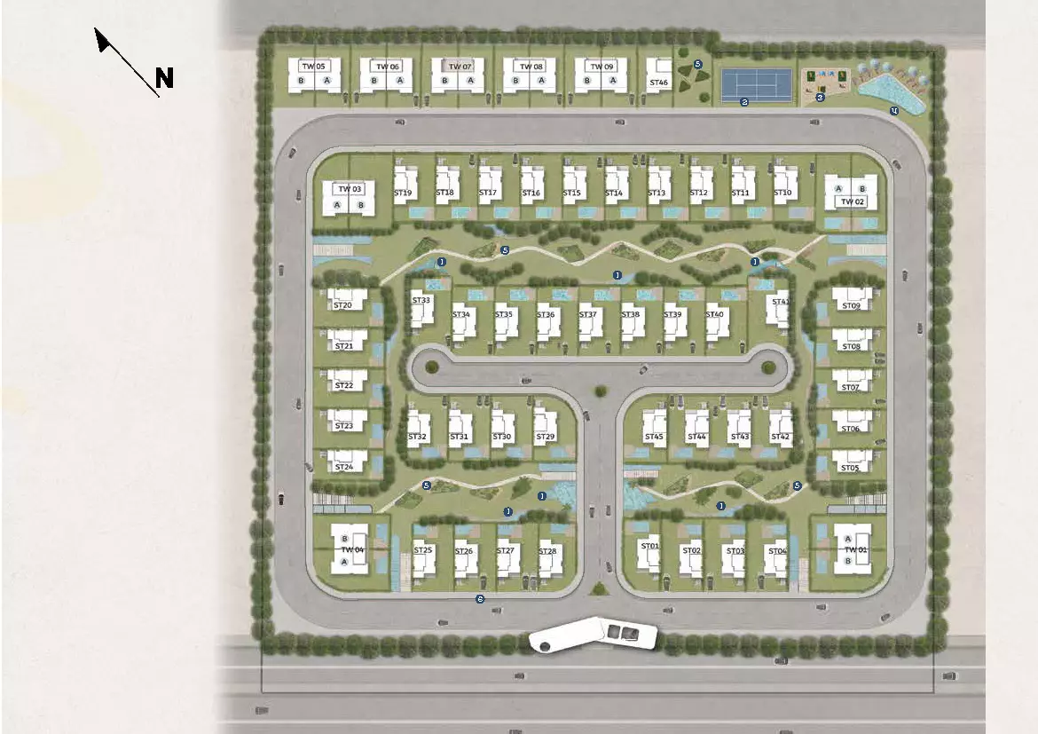 عرض المخطط الرئيسي للمشروع