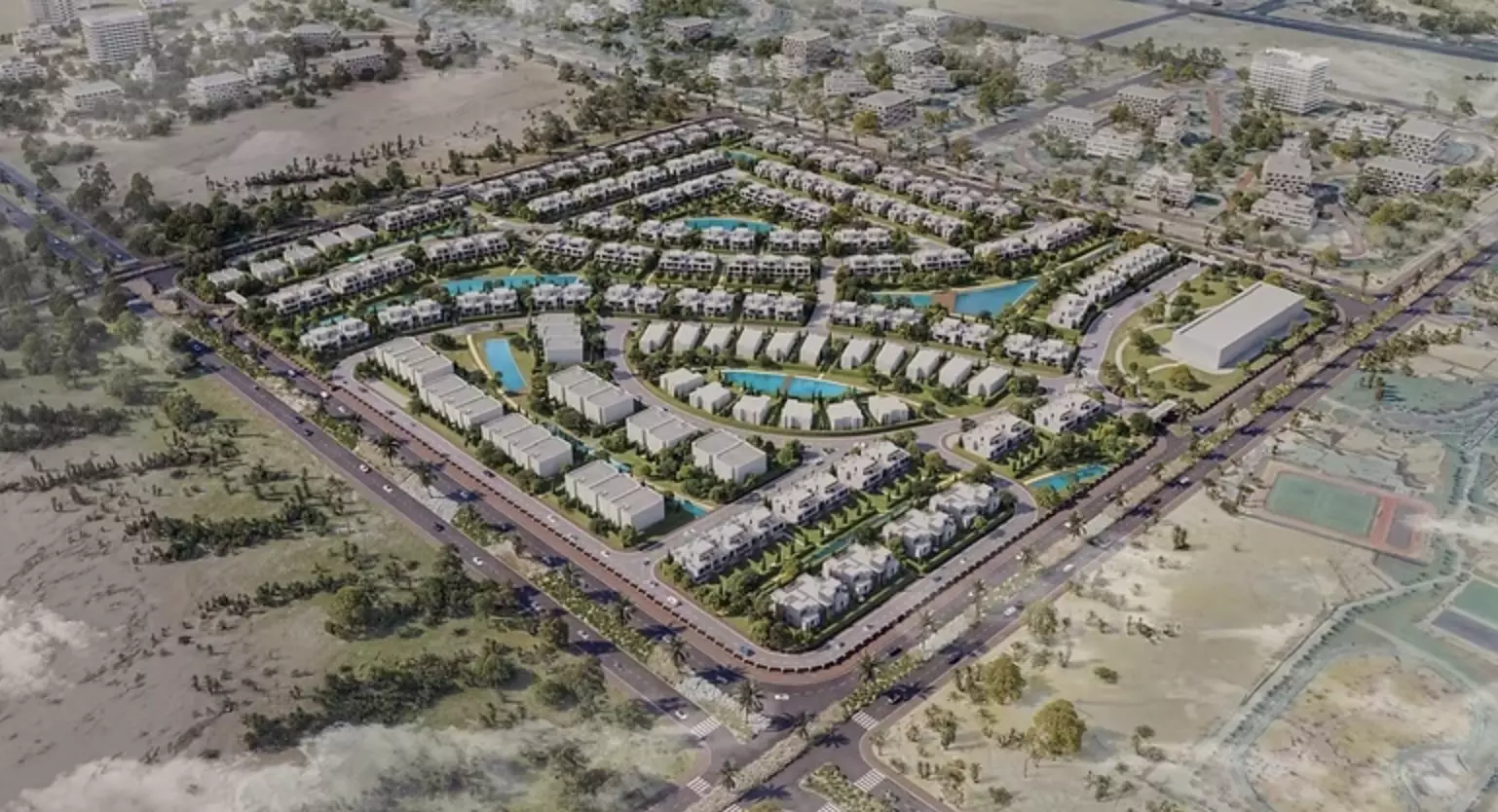 عرض المخطط الرئيسي للمشروع