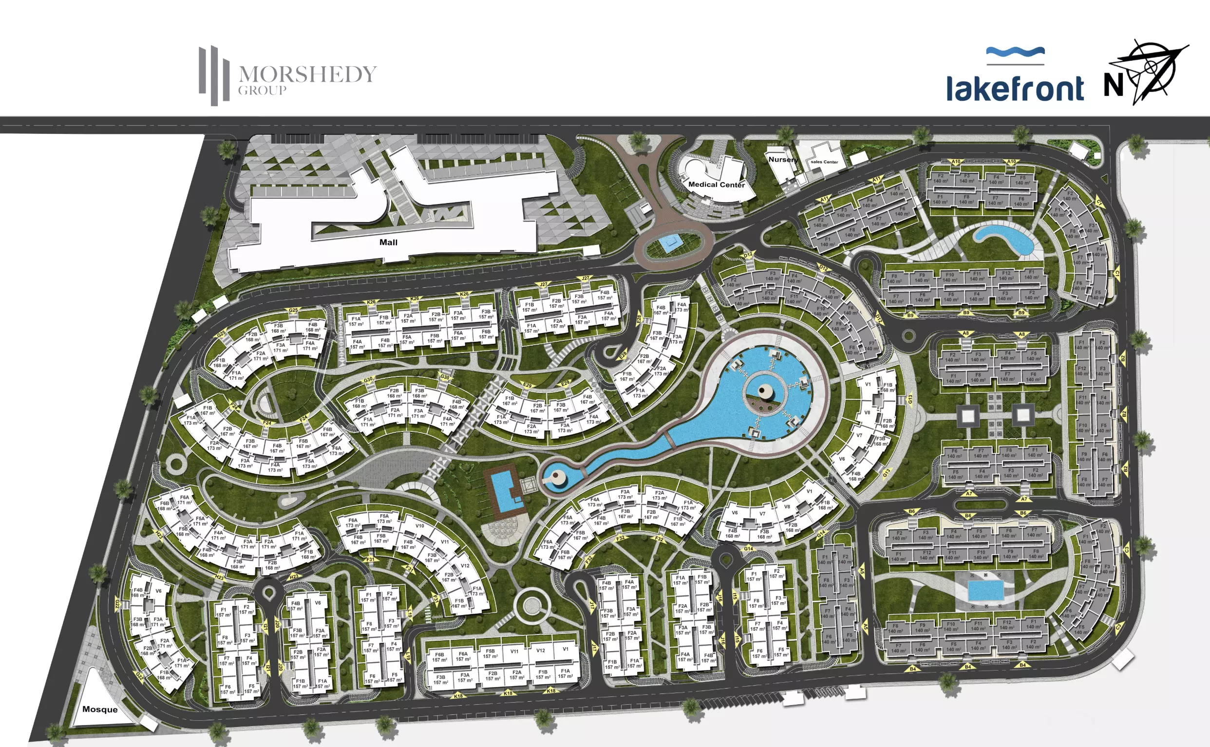 image of Lakefront by Morshedy Group, Giza, 6 October City, Hadayek October, lakefront — [1]