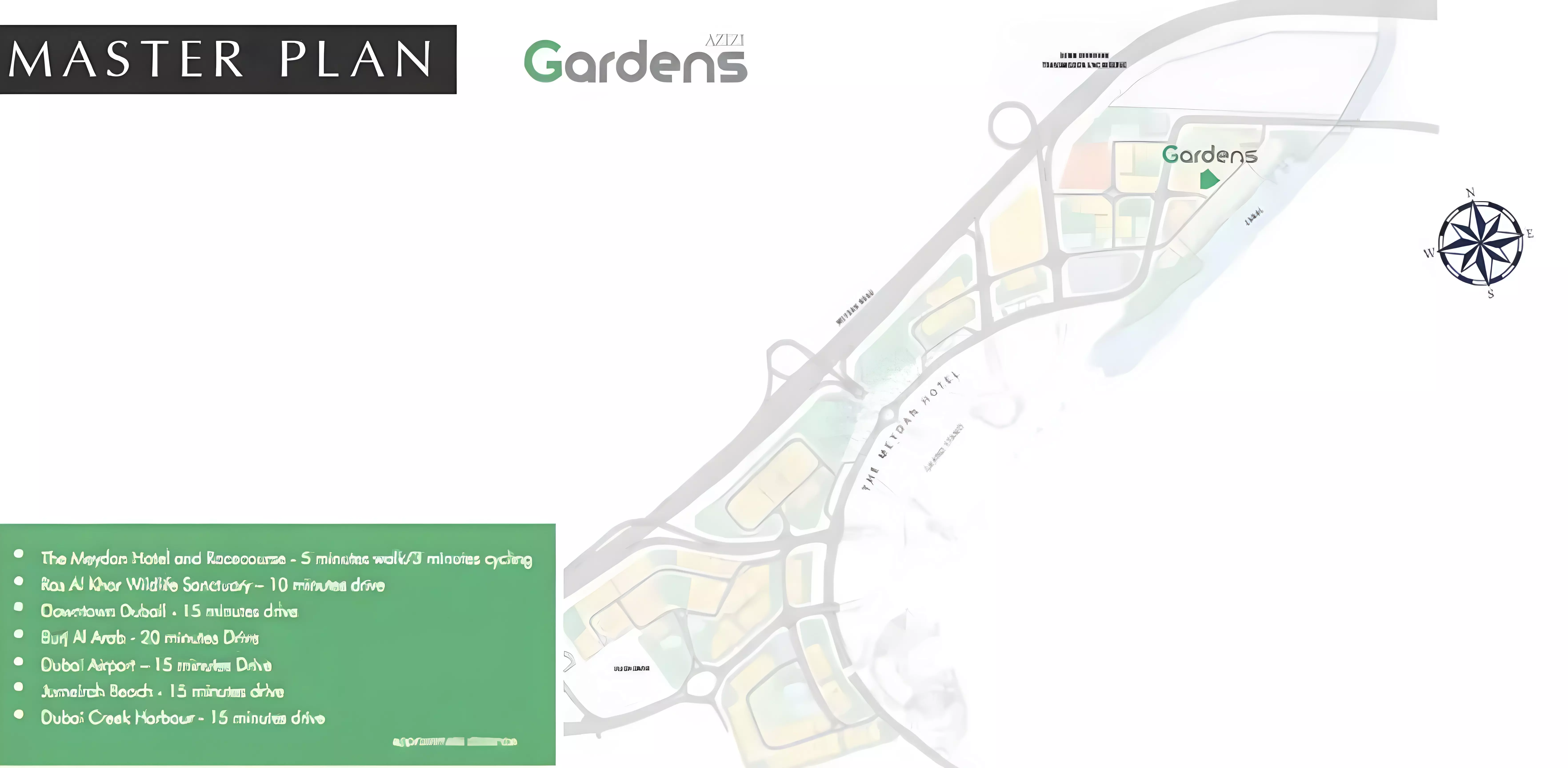 صورة لمشروع عزيزي جاردنز من تطوير عزيزي للتطوير العقاري في دبي, ميدان, ميدان افينيو, عزيزي جاردنز - [1]