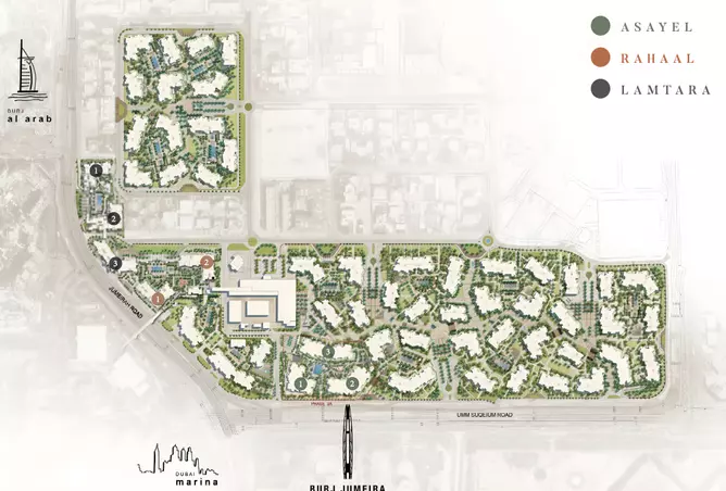 صورة لمشروع أصايل من تطوير مِراس في دبي, أم سقيم, مدينة جميرا ليفينج, اصايل - [3]