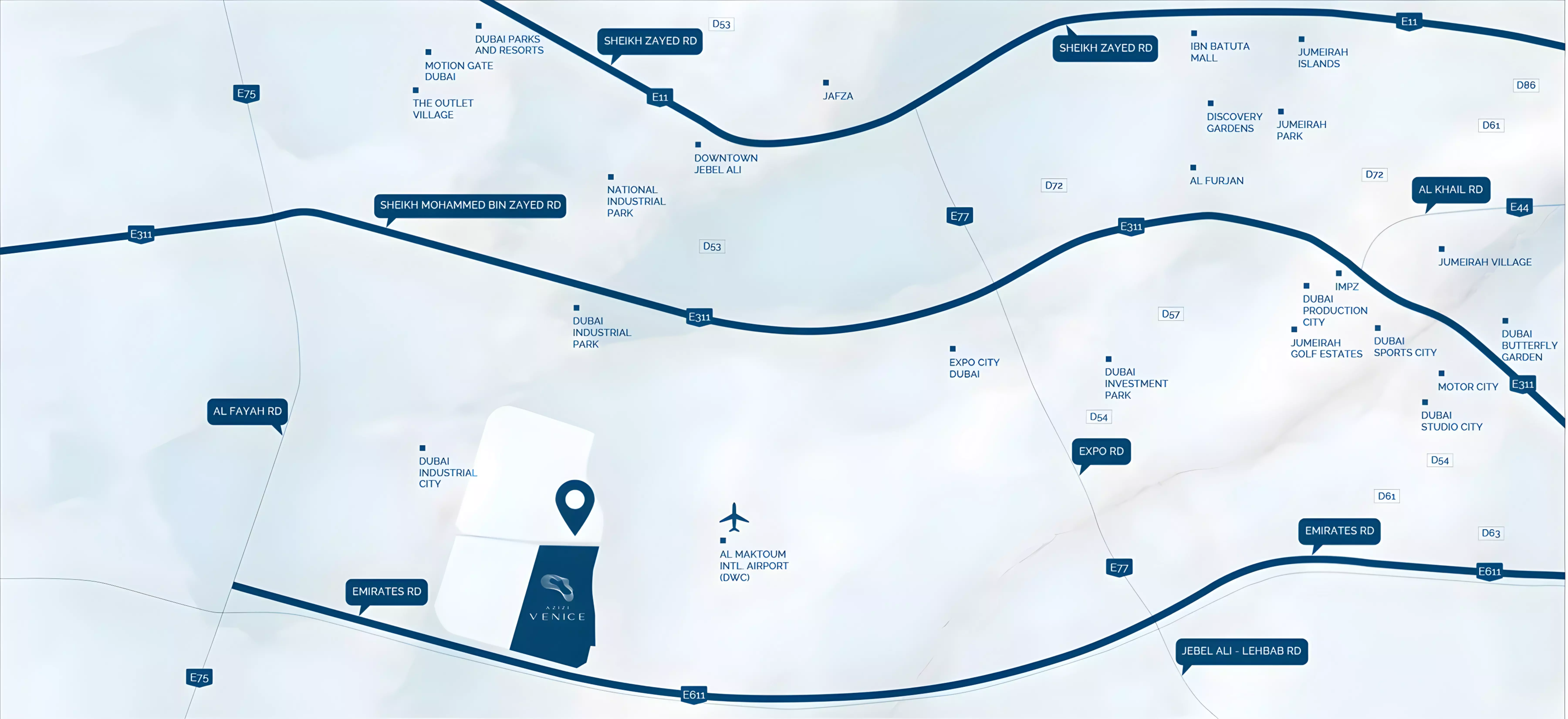 عرض المخطط الرئيسي للمشروع