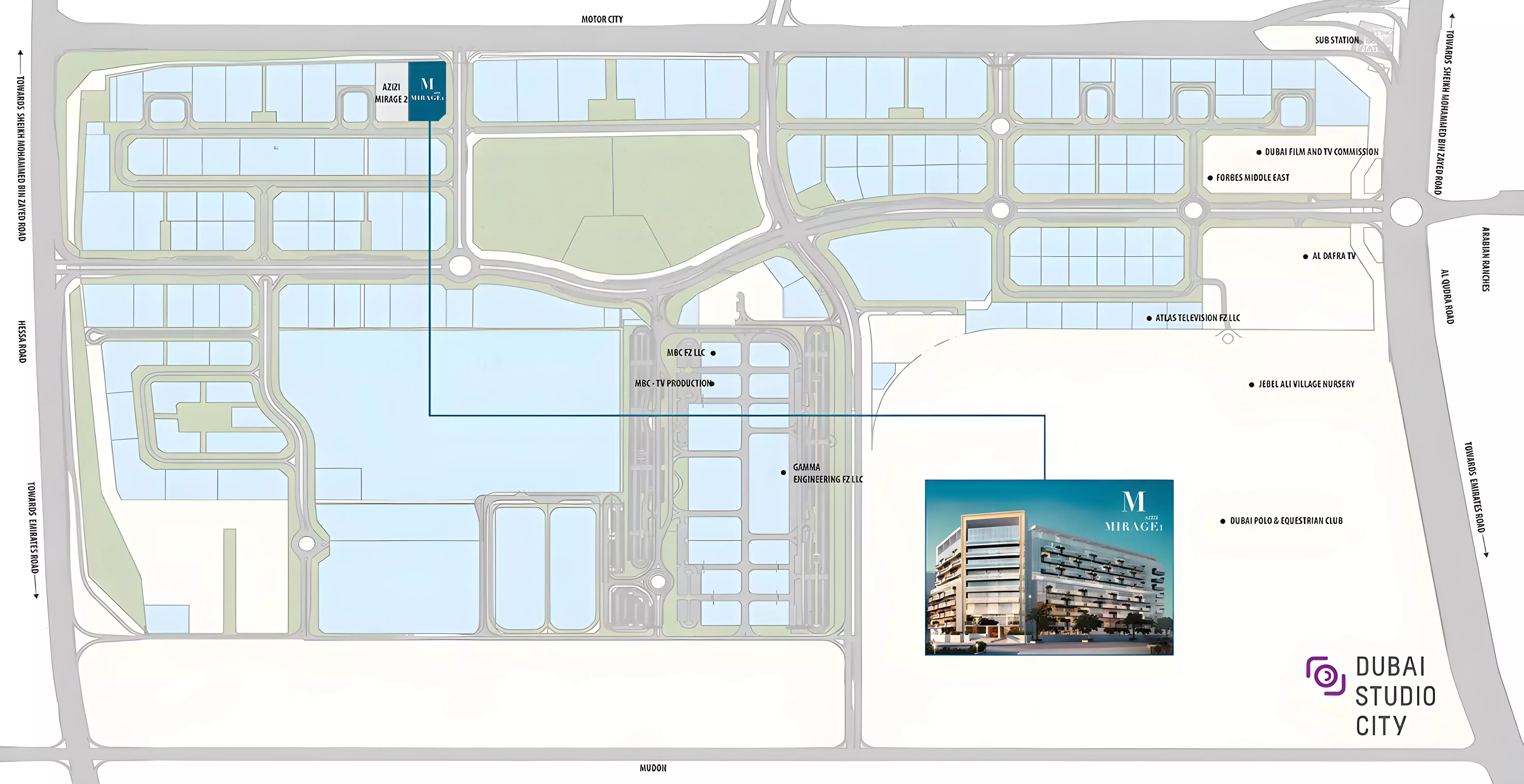 عرض المخطط الرئيسي للمشروع