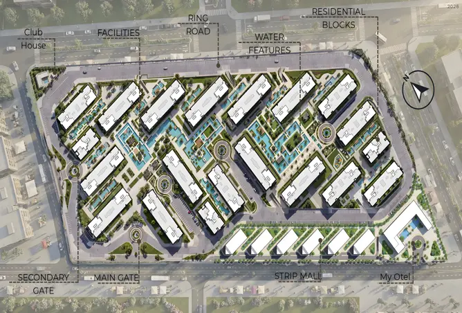 image of Waterway West by Waterway Developments, Giza,Sheikh Zayed City — [3]