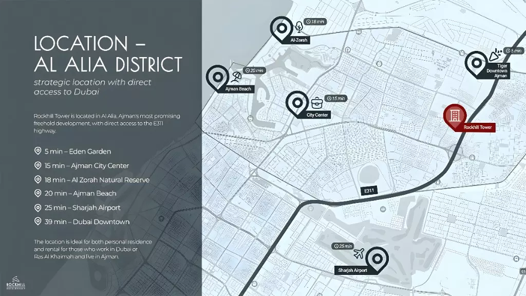 image of Rockhill Tower by Rockhill Development, Ajman,Al Alia — [1]