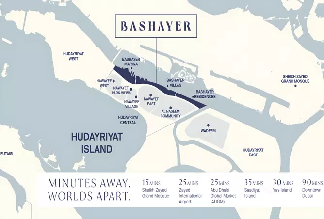 image of Bashayer Residences 1&2 by Modon Properties, Abu Dhabi,Al Hudayriat Island,Bashayer Residences 1 — [3]
