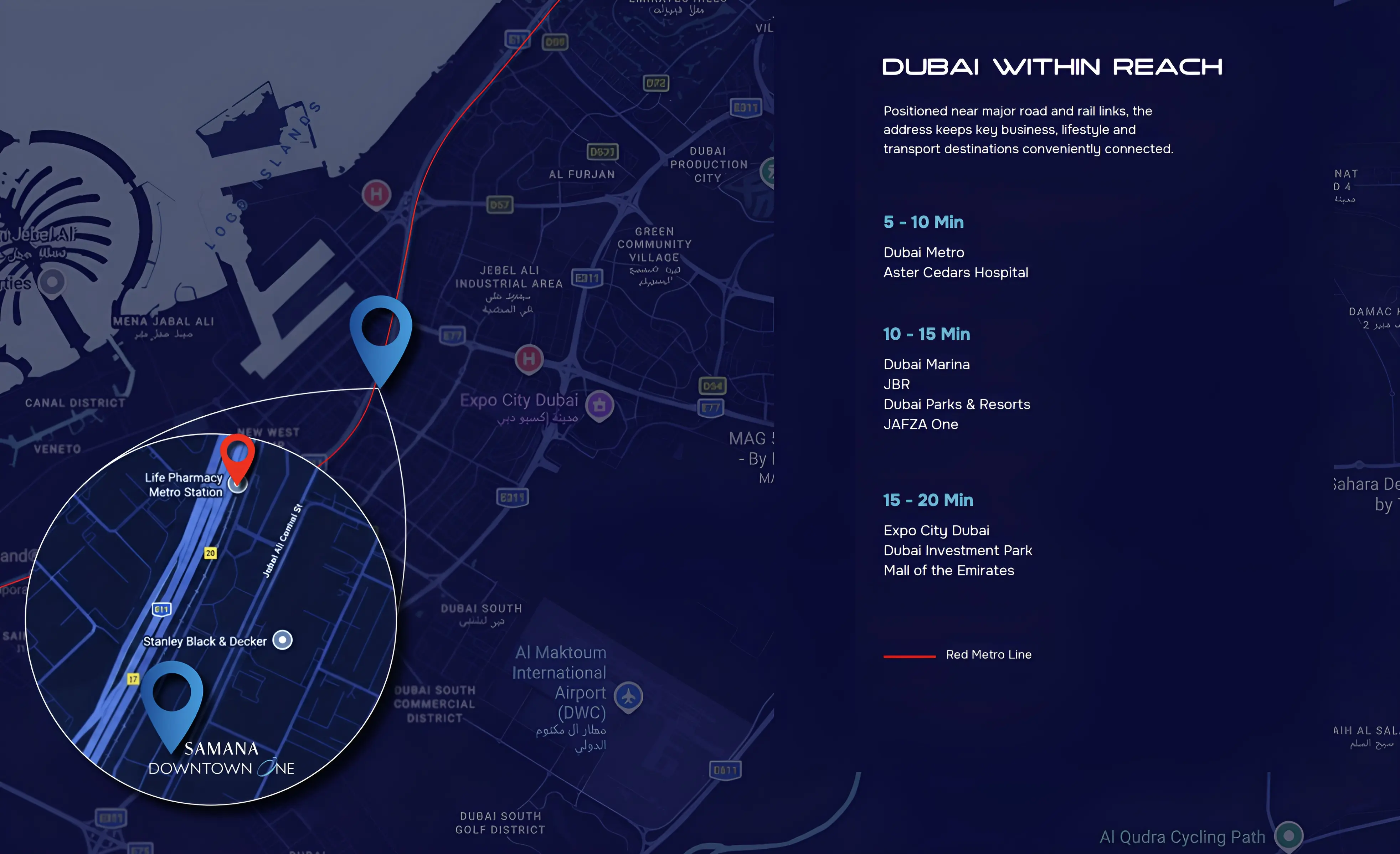image of Samana Downtown One by Samana Developers, Dubai,Downtown Jebel Ali,Samana Downtown One — [1]