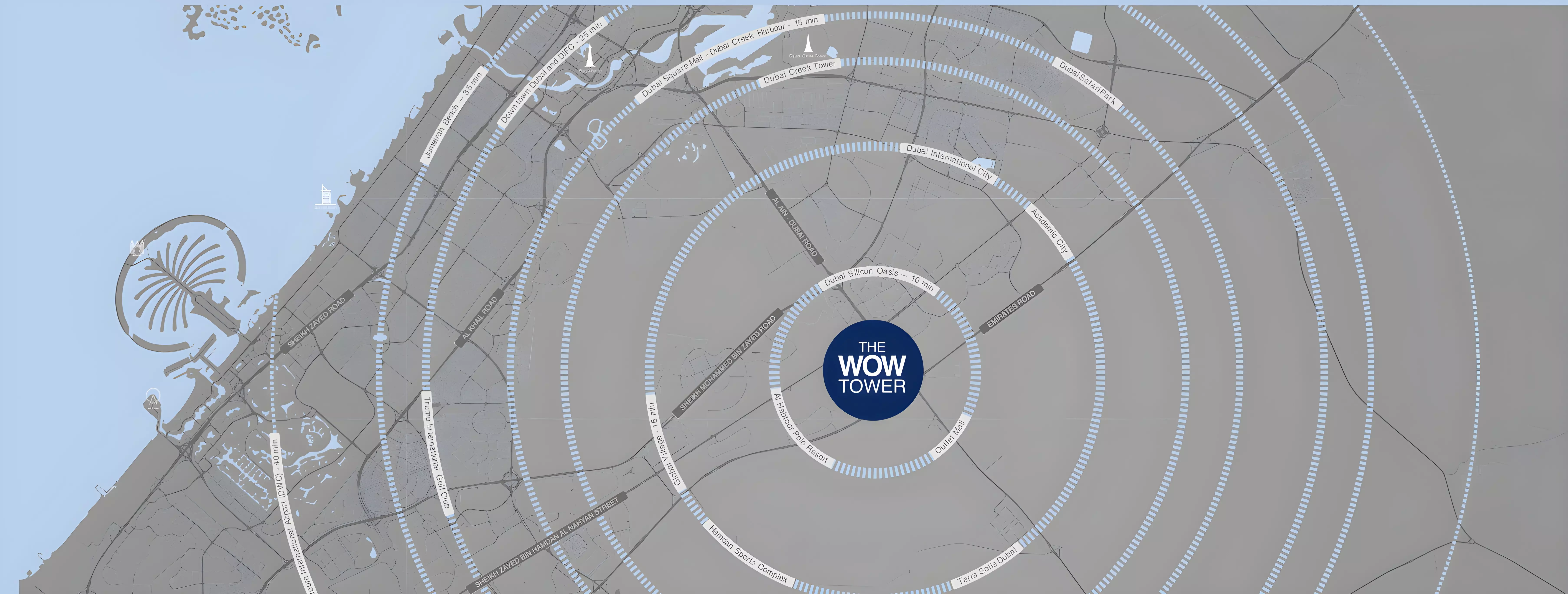 image of The WOW Tower by Mr Eight Development, Dubai, Dubai Land, Dubai Land Residence Complex — [1]