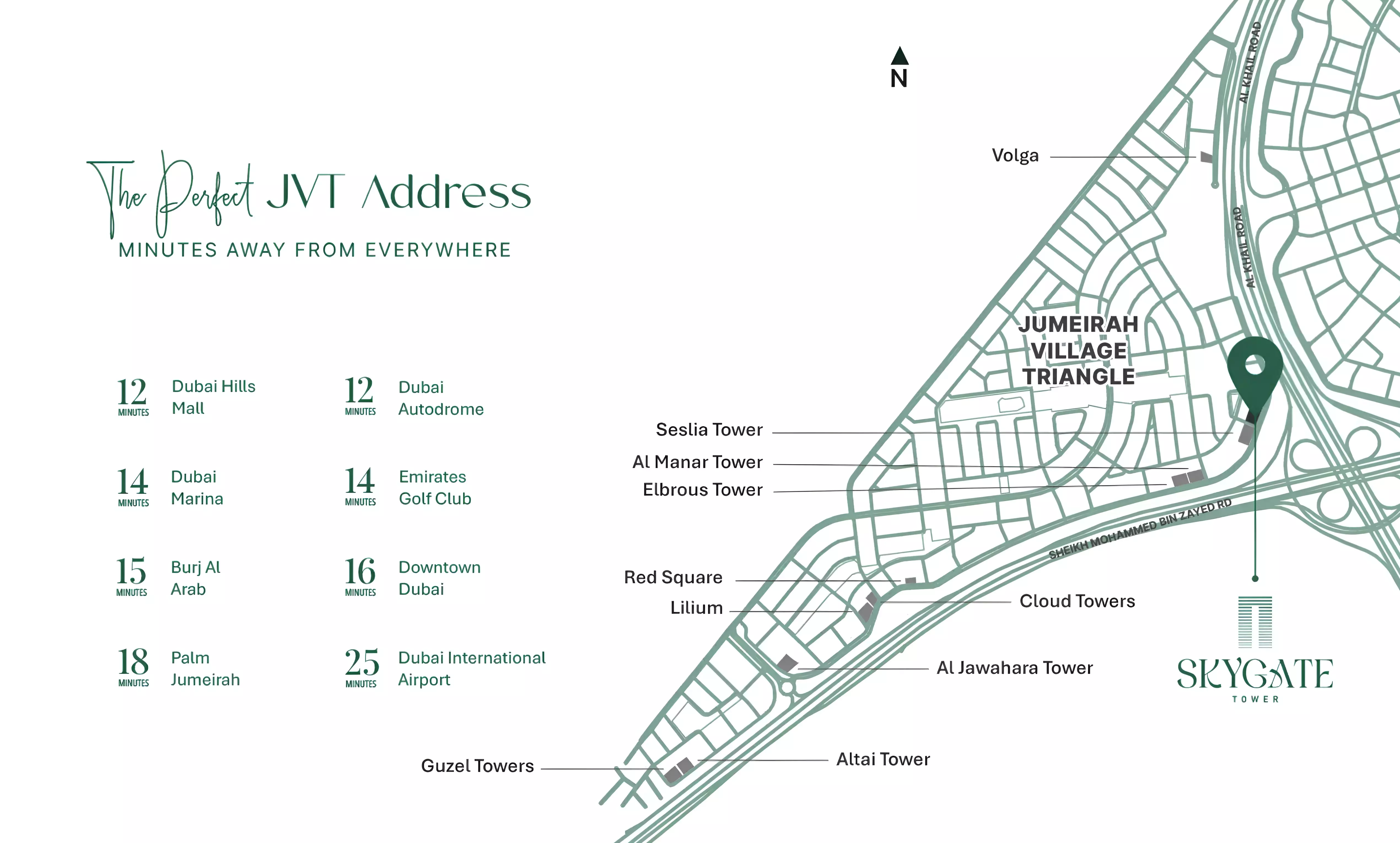 صورة لمشروع برج سكاي جيت من تطوير تايغر جروب في دبي, مثلث قرية جميرا, برج سكاي جيت - [1]