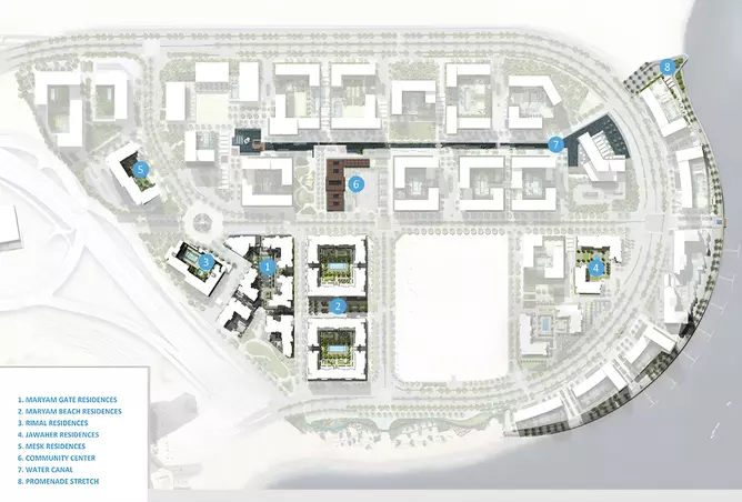 image of Mesk Residences by Eagle Hills, Sharjah, Al Khan, Maryam Island, Mesk Residences — [3]