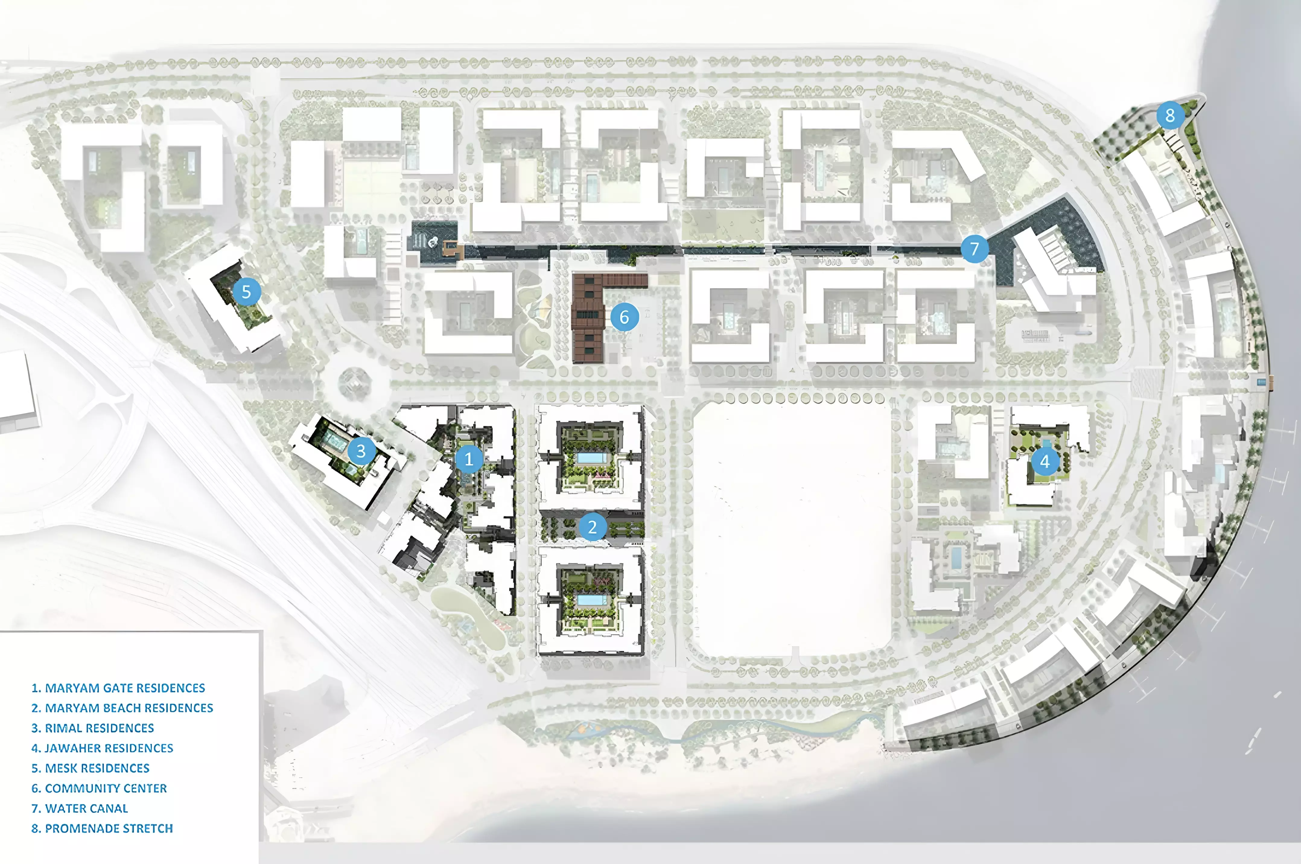 image of Mesk Residences by Eagle Hills, Sharjah, Al Khan, Maryam Island, Mesk Residences — [1]