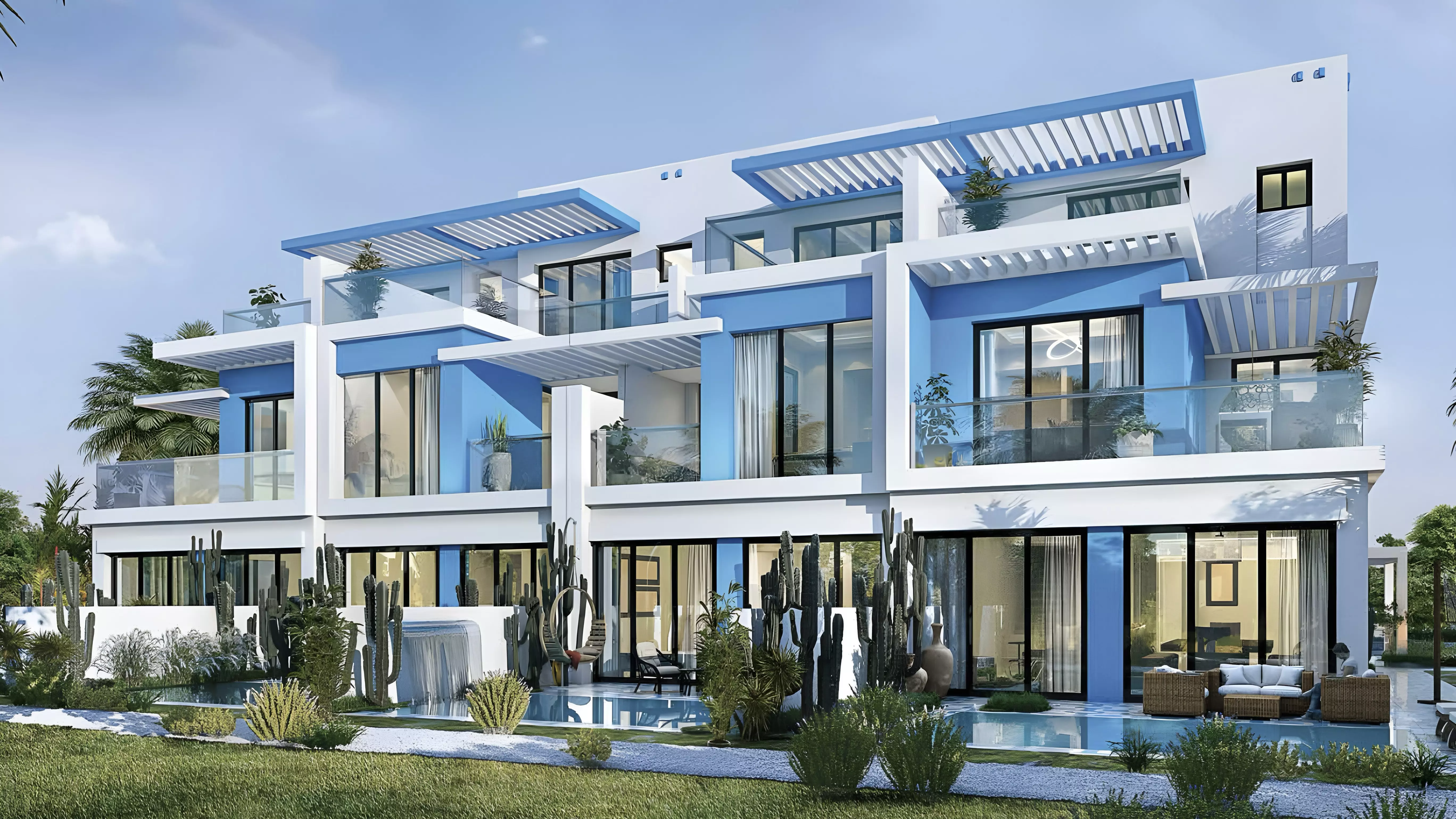Santorini Phase 3 Damac Lagoons - off-plan townhouse/villa by Damac Properties in Santorini