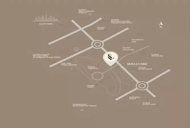 صورة لمشروع سكاي لاين من تطوير بيس هومز جروب في دبي,مجمع دبي ريزيدنس,سكاي لاين باي بيس هومز - [3]
