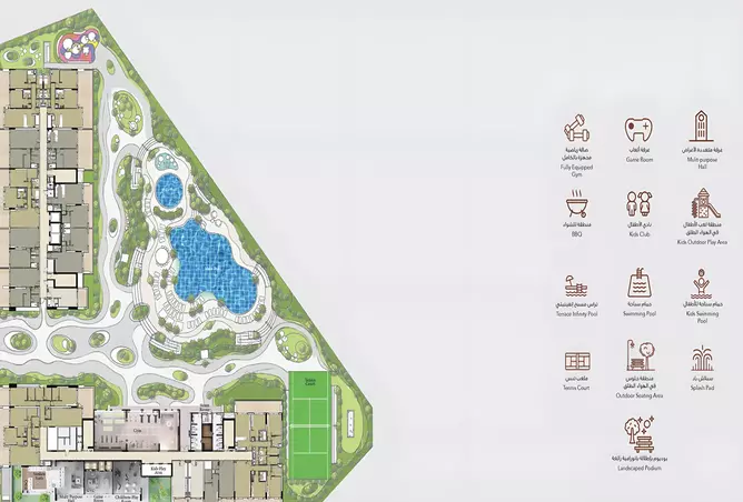 صورة لمشروع جنات من تطوير ديار العقارية في دبي, مدينة دبي للإنتاج (اي ام بي زد), وسط المدينة, جنات - [3]