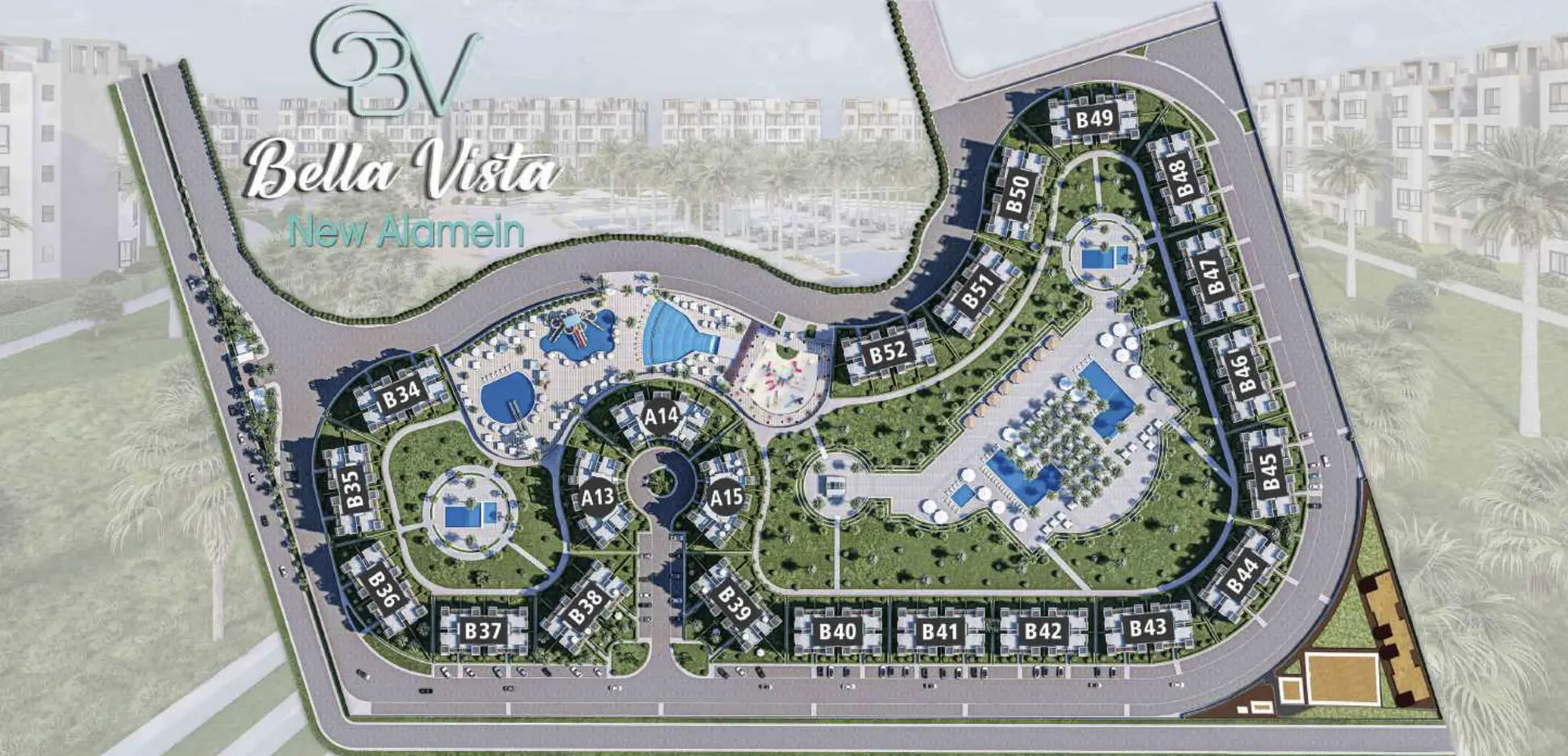 image of Bella Vista by El Tawfikia Developments, North Coast,Al Alamein,New Alamein City — [1]