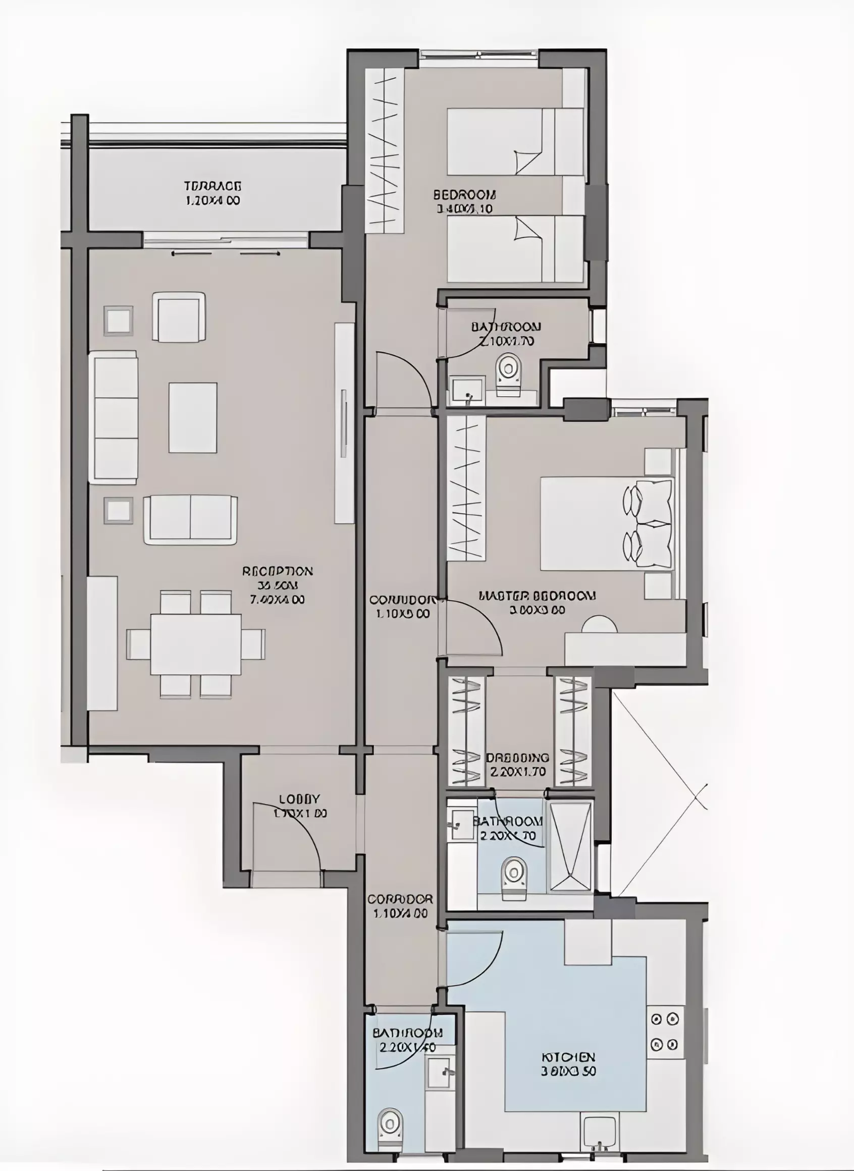 Unit floor plan image
