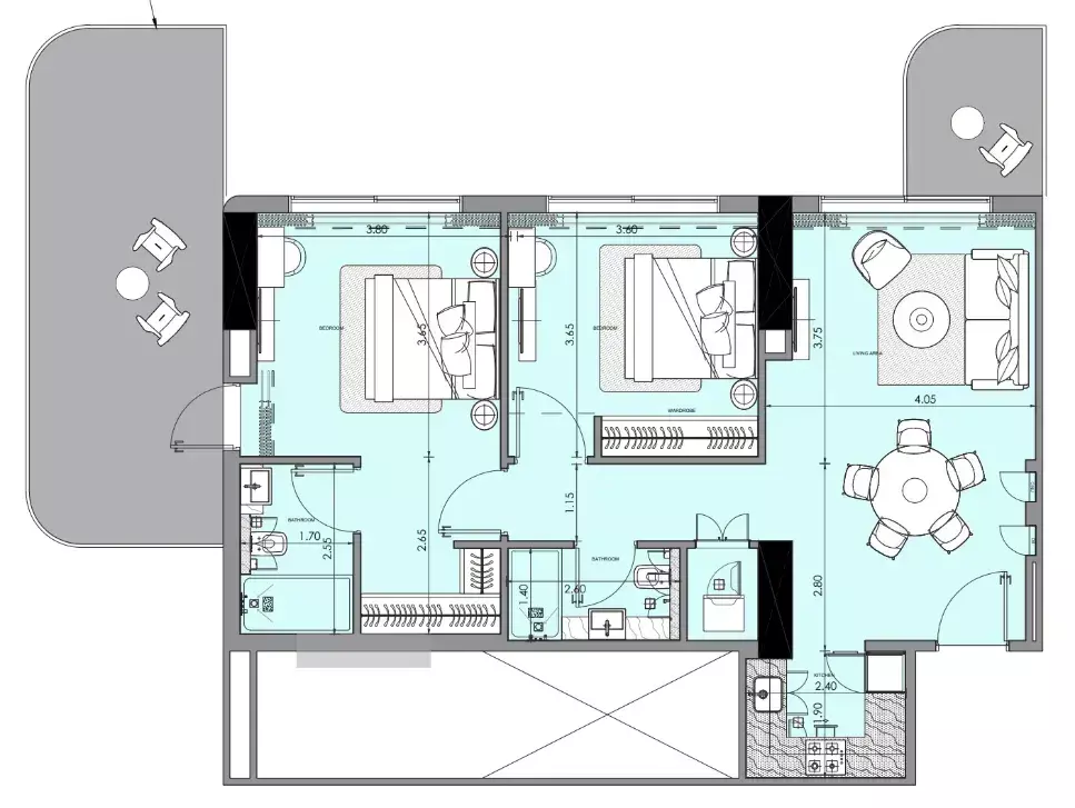 Unit floor plan image