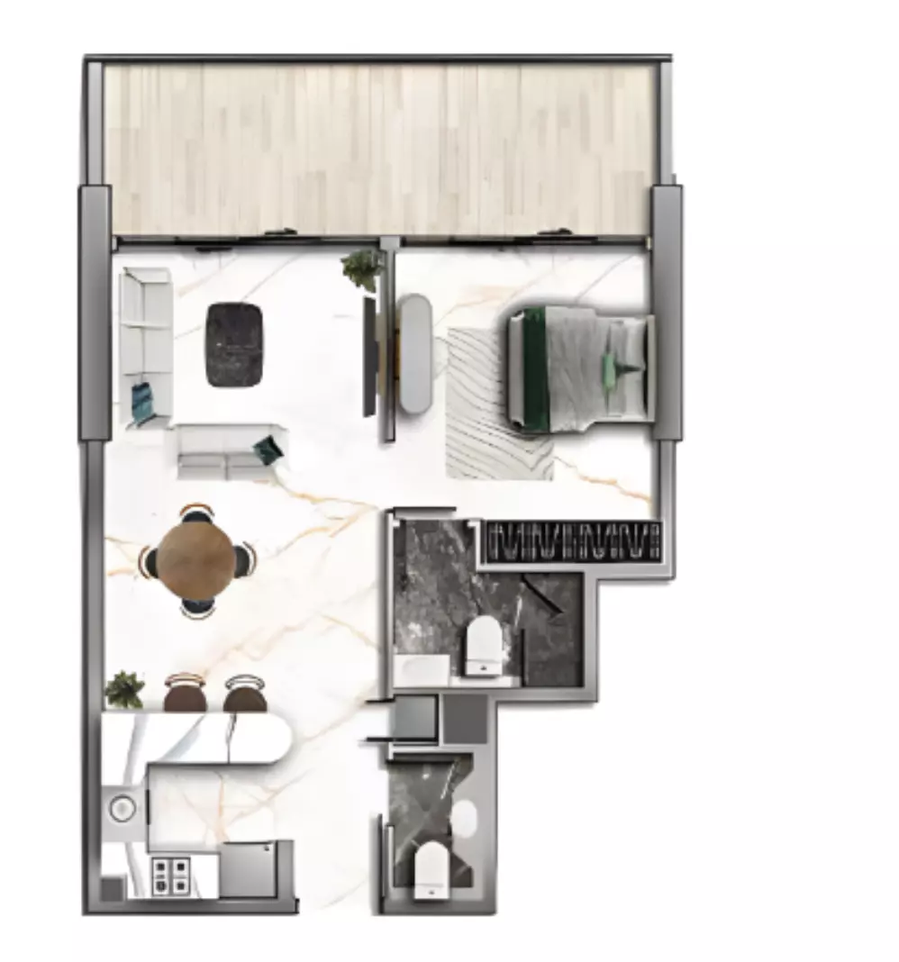 Unit floor plan image