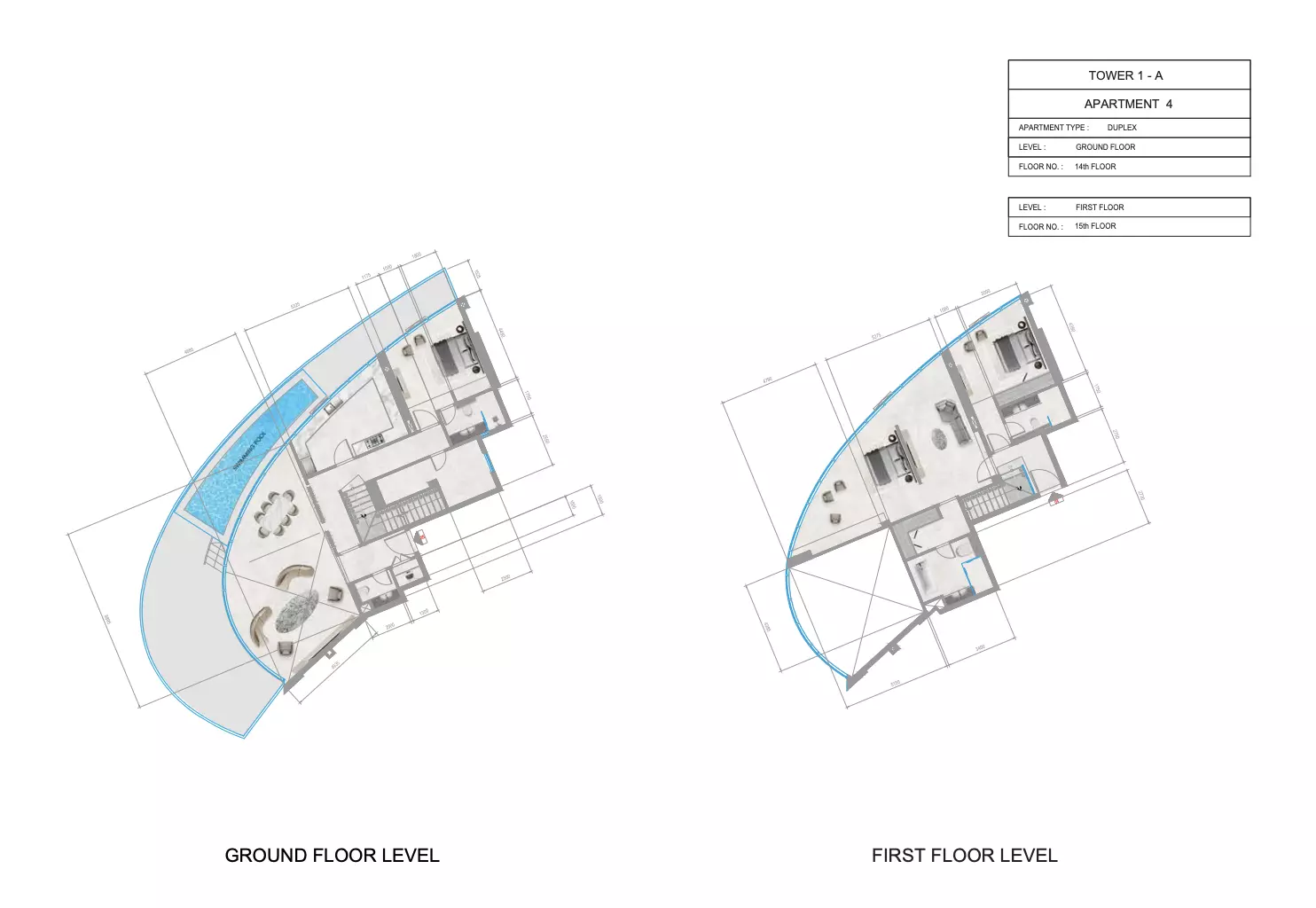 صورة مخطط ارضية الوحدة