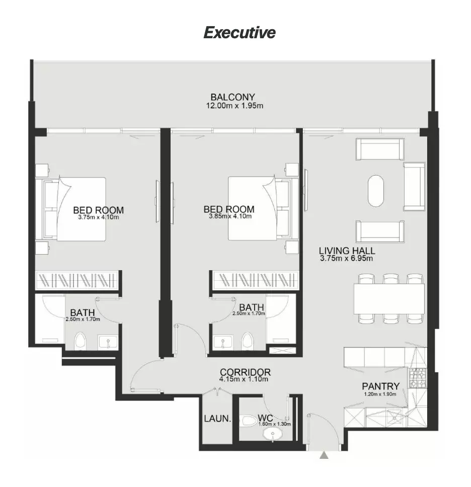 Unit floor plan image