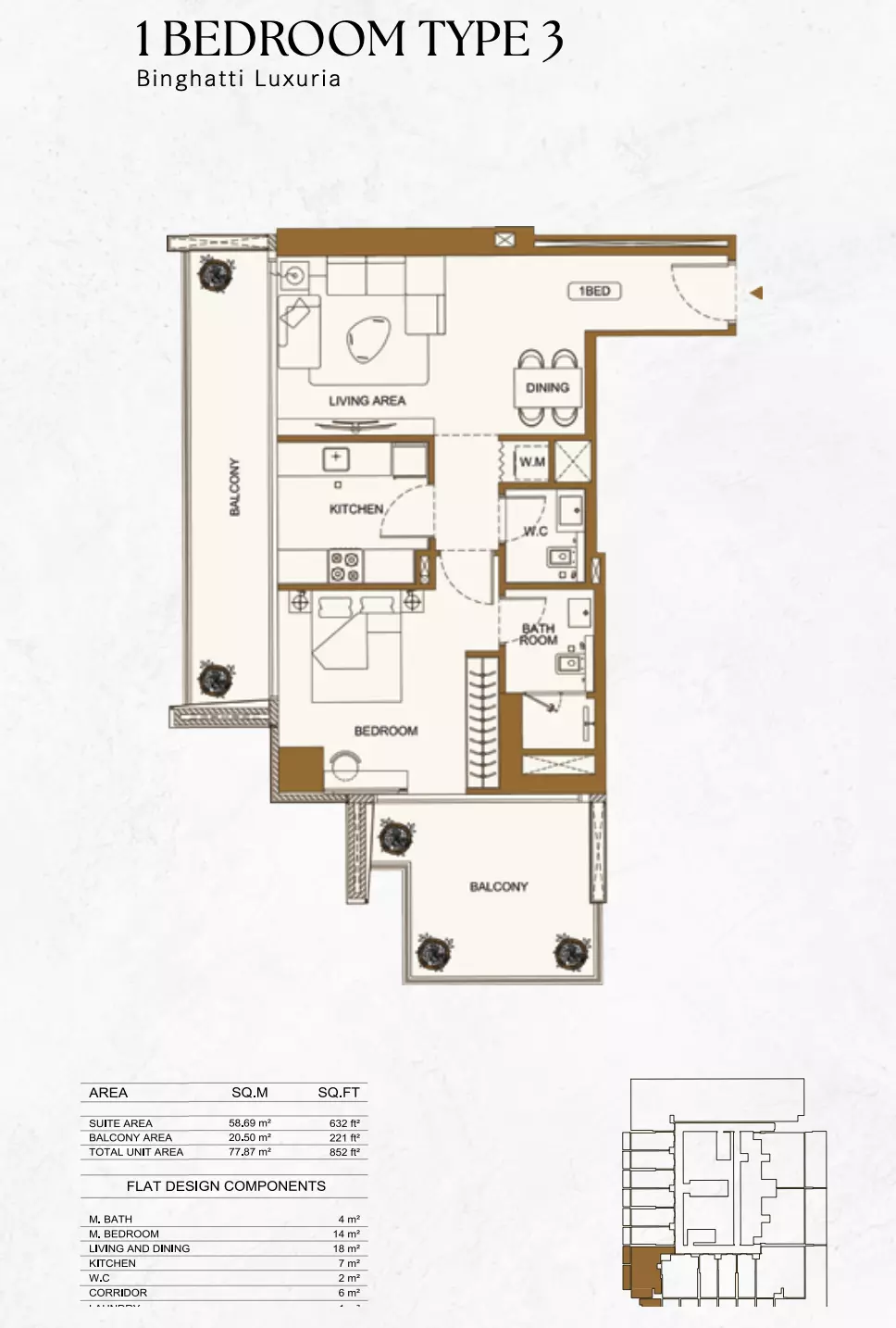 Unit floor plan image