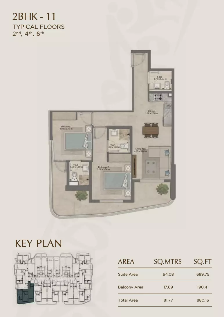 Unit floor plan image