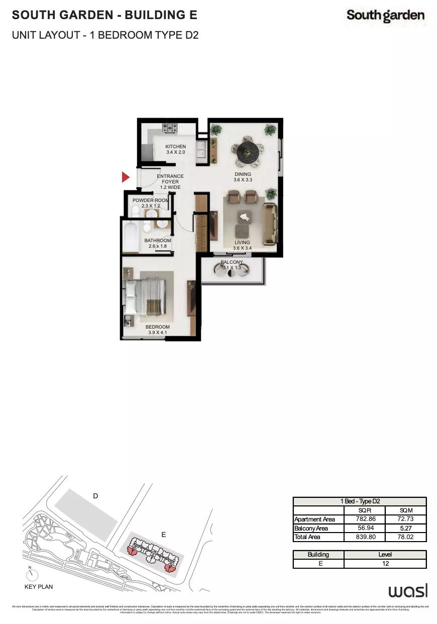 Unit floor plan image