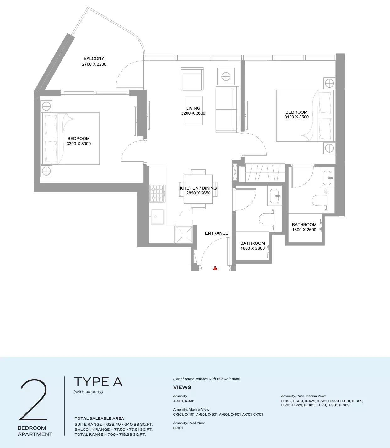 Unit floor plan image