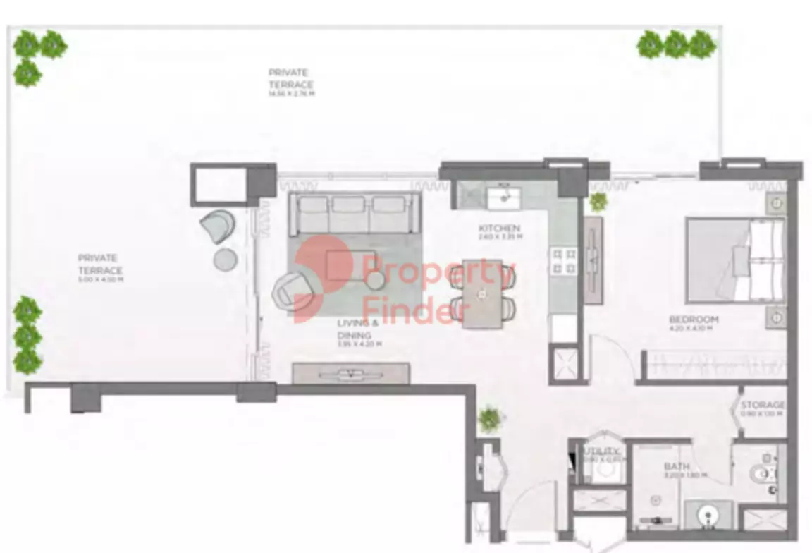 Celadon City Walk By Meraas B2-Type B1, 1 bed