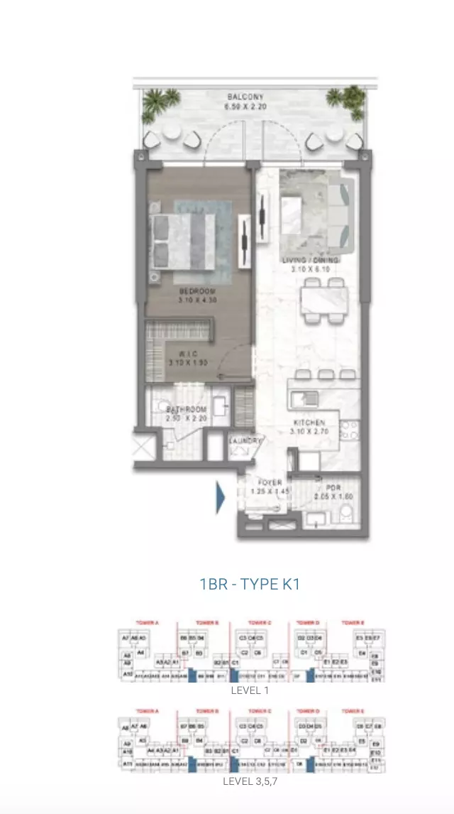 Unit floor plan image
