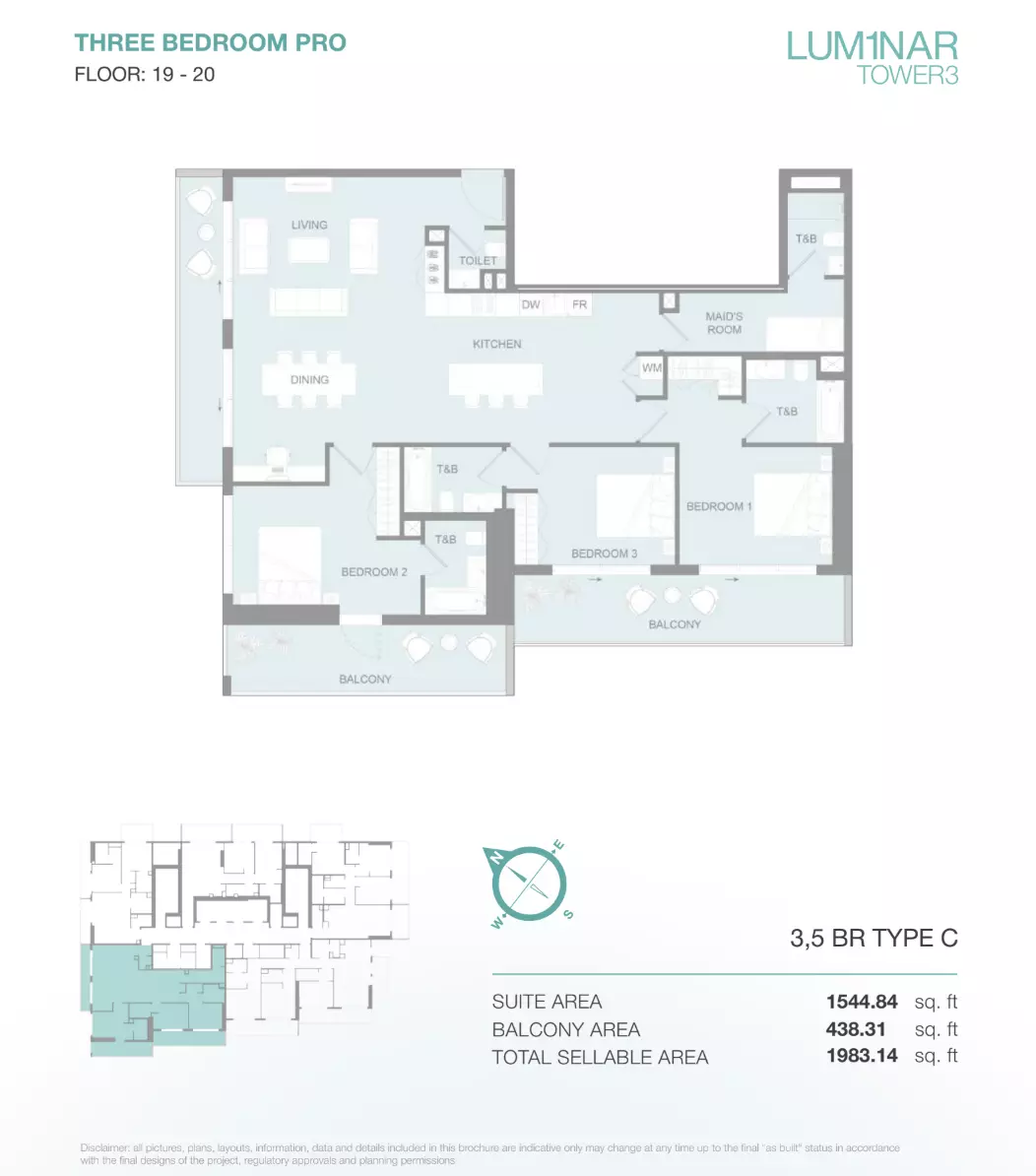 Unit floor plan image