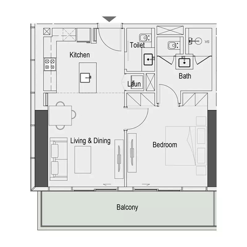 Unit floor plan image