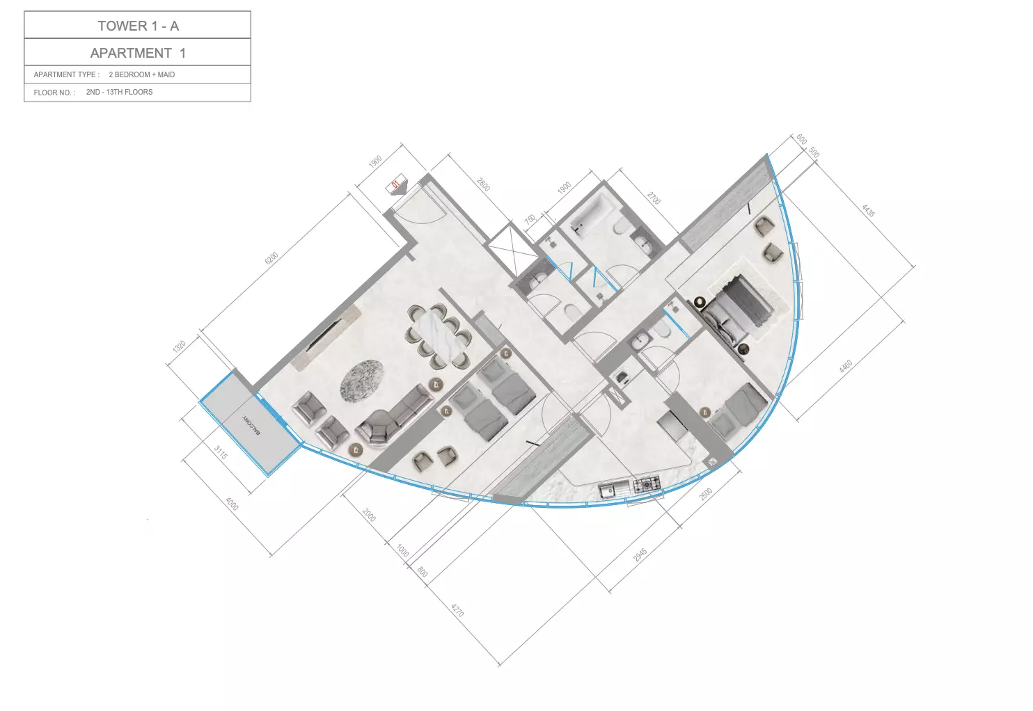 صورة مخطط ارضية الوحدة