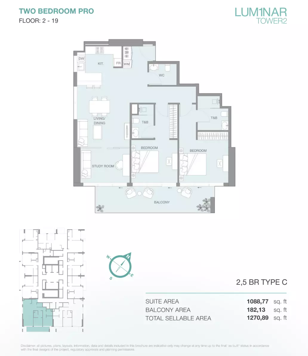 Unit floor plan image