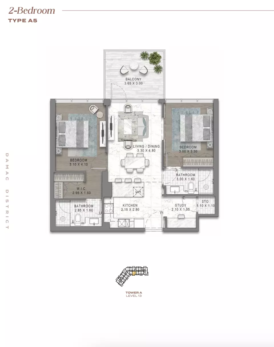 Unit floor plan image