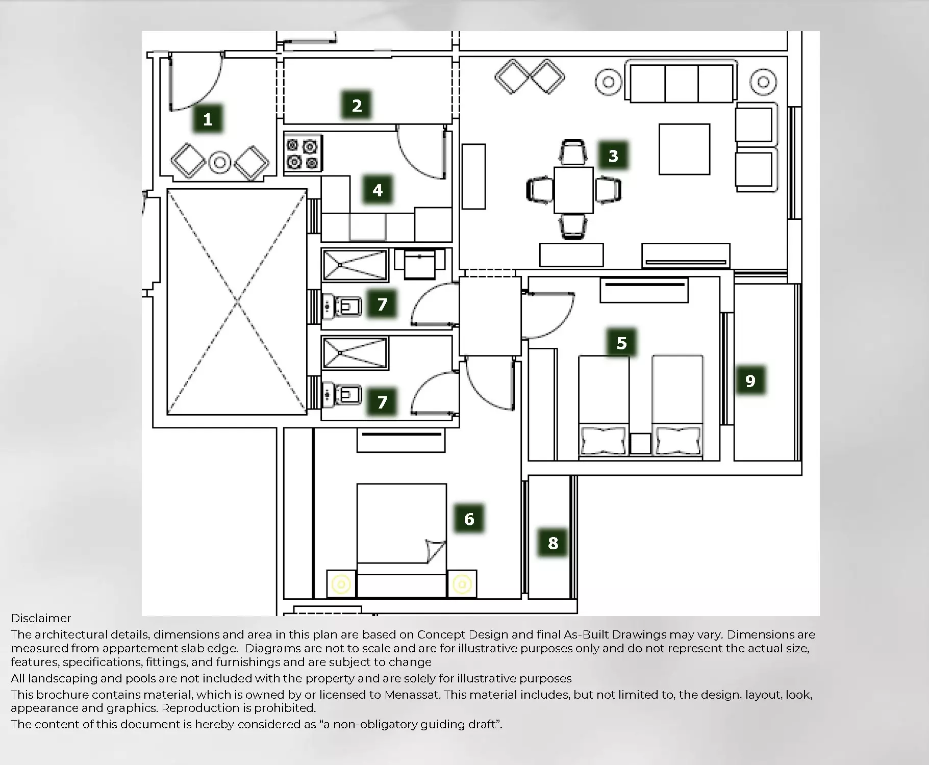 Unit floor plan image