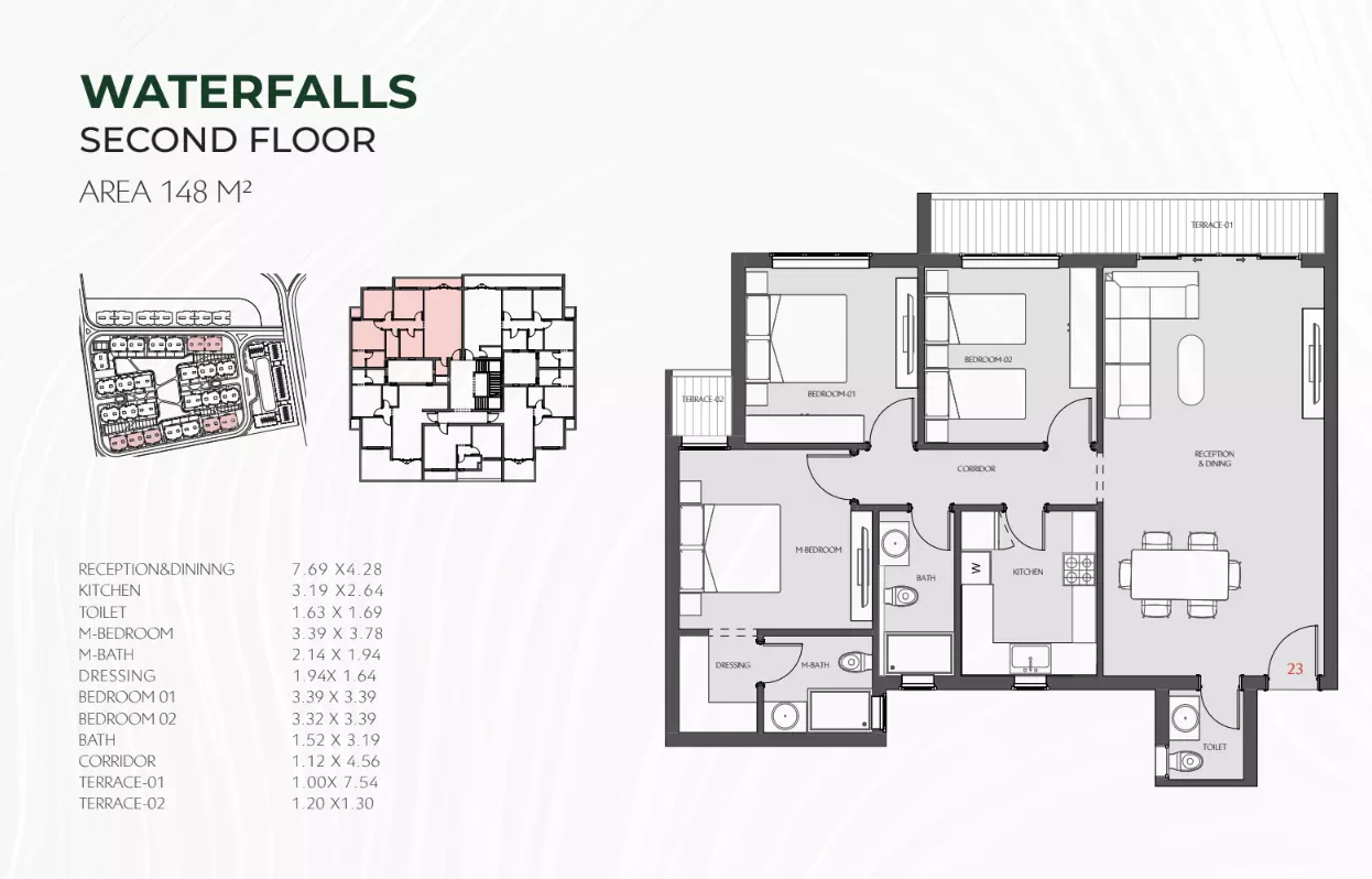 صورة مخطط ارضية الوحدة