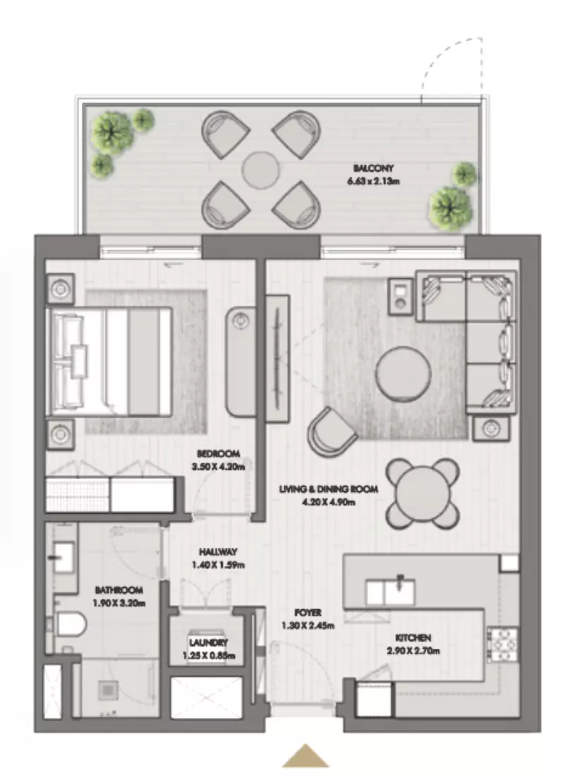 Riwa Type 1A, 1 bed