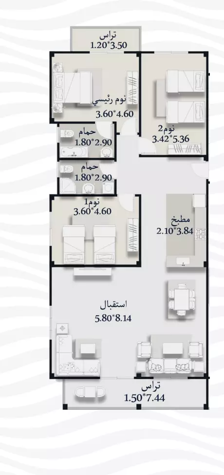 Unit floor plan image