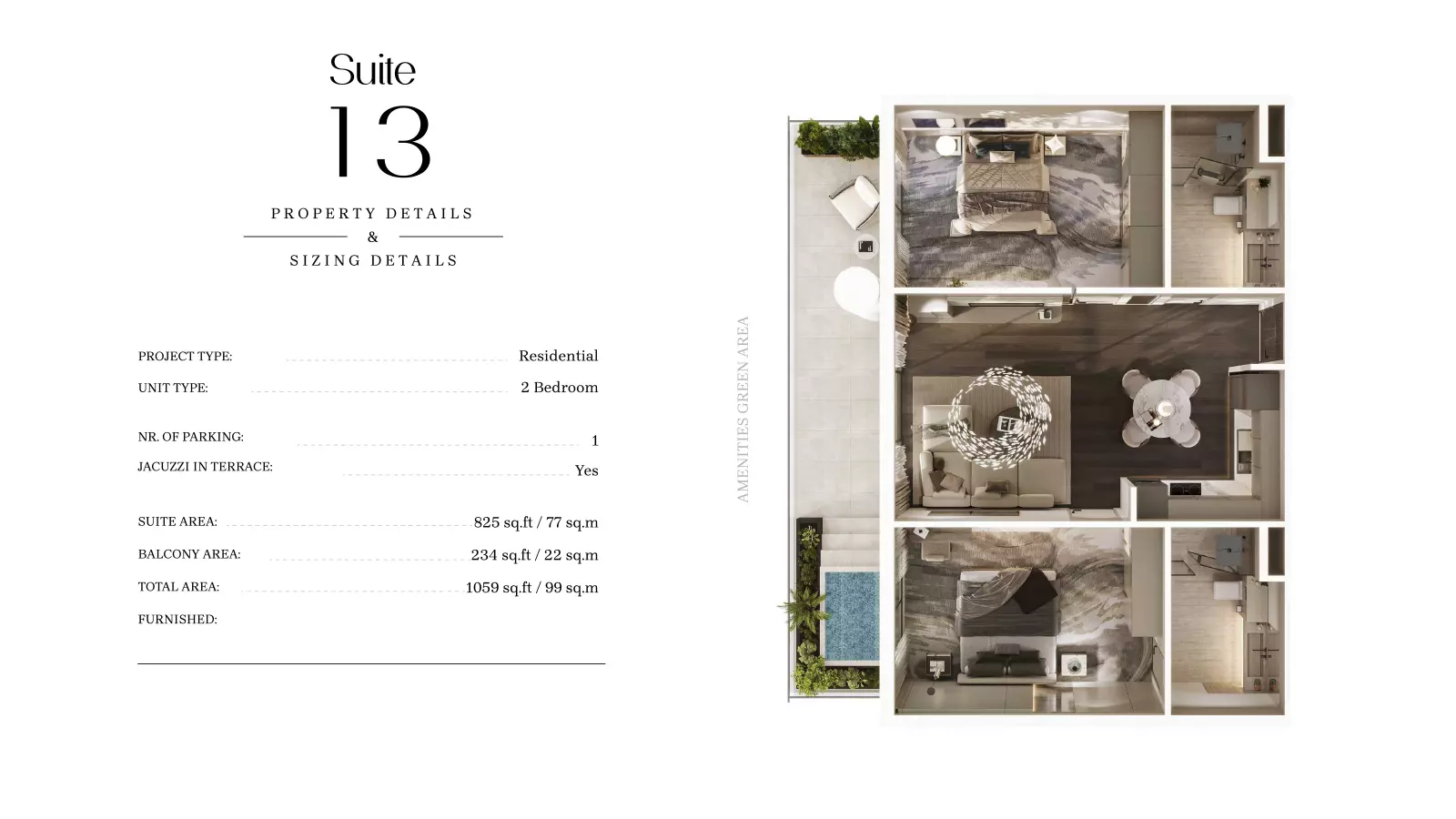 صورة مخطط ارضية الوحدة