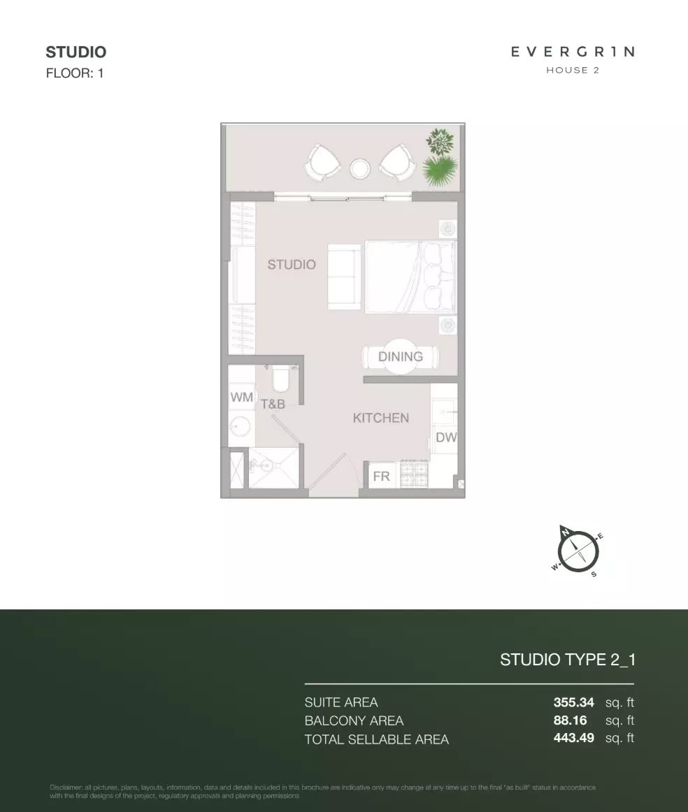 Unit floor plan image