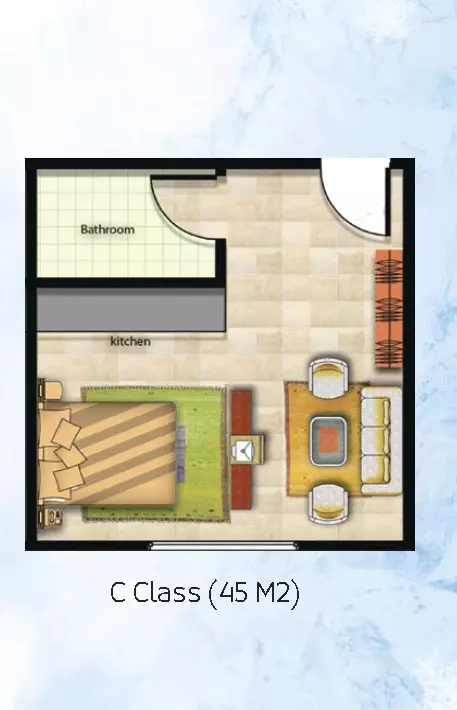 صورة مخطط ارضية الوحدة