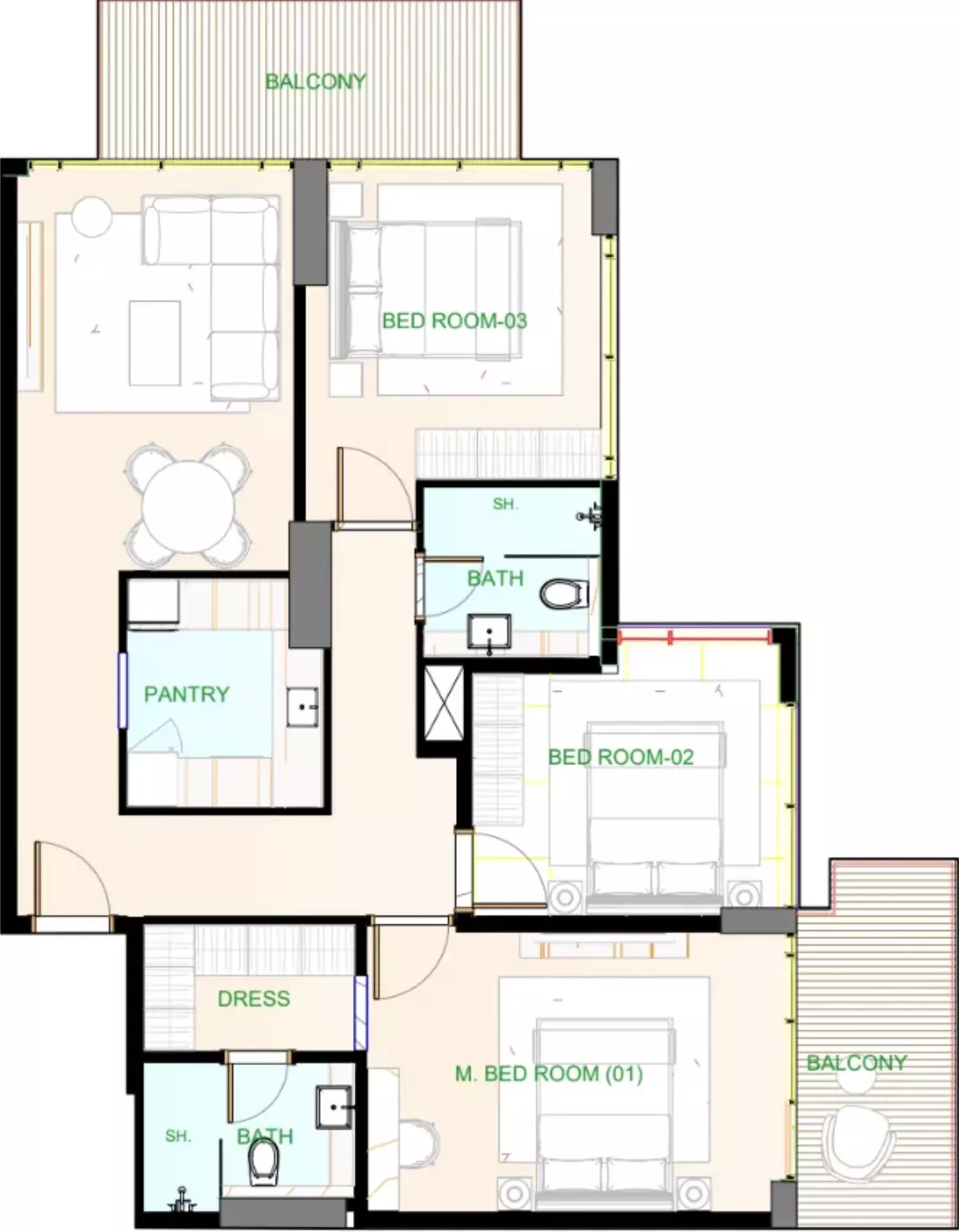 Unit floor plan image