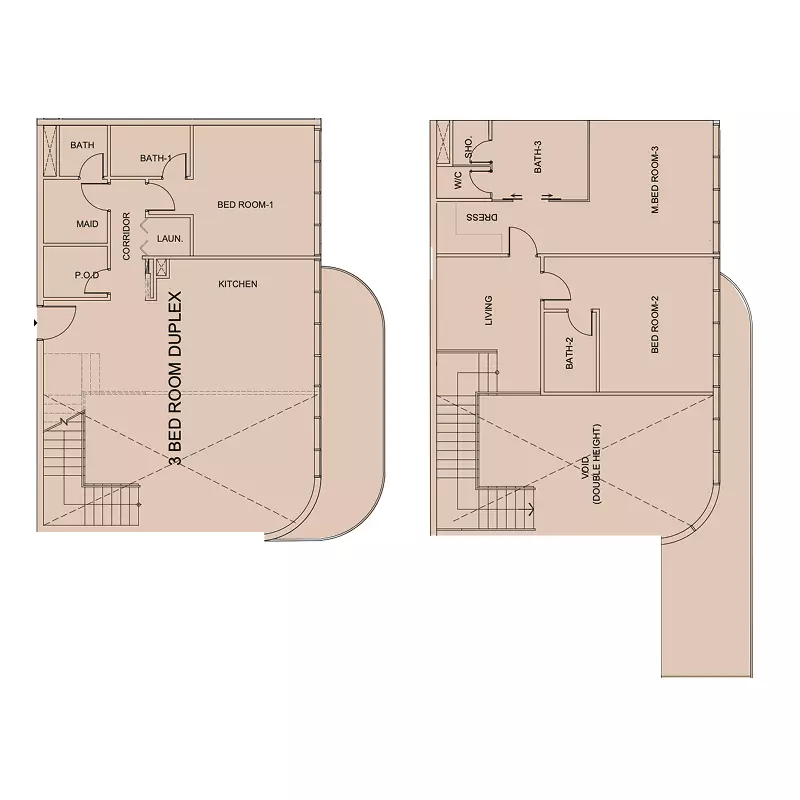صورة مخطط ارضية الوحدة