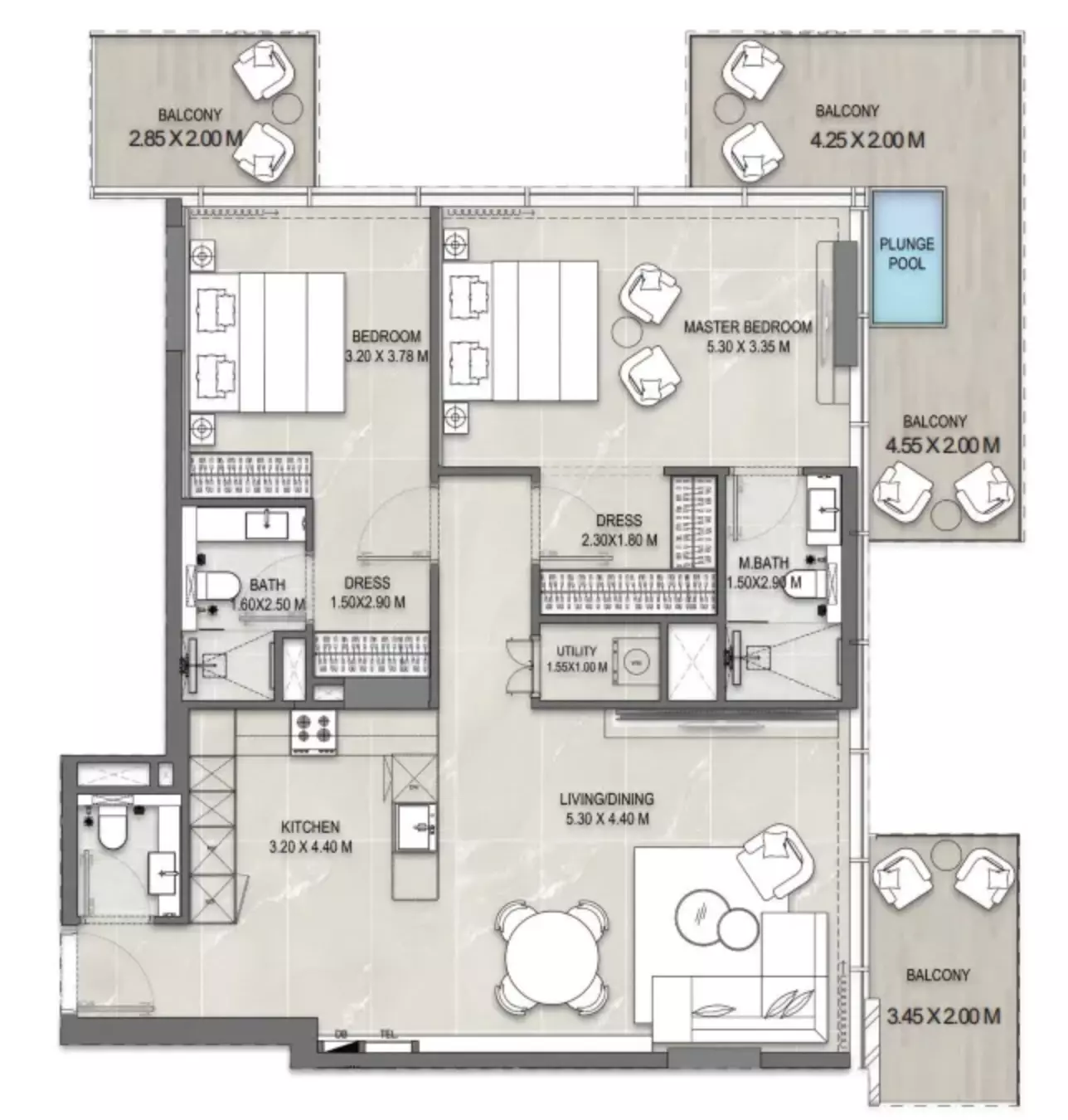 Unit floor plan image