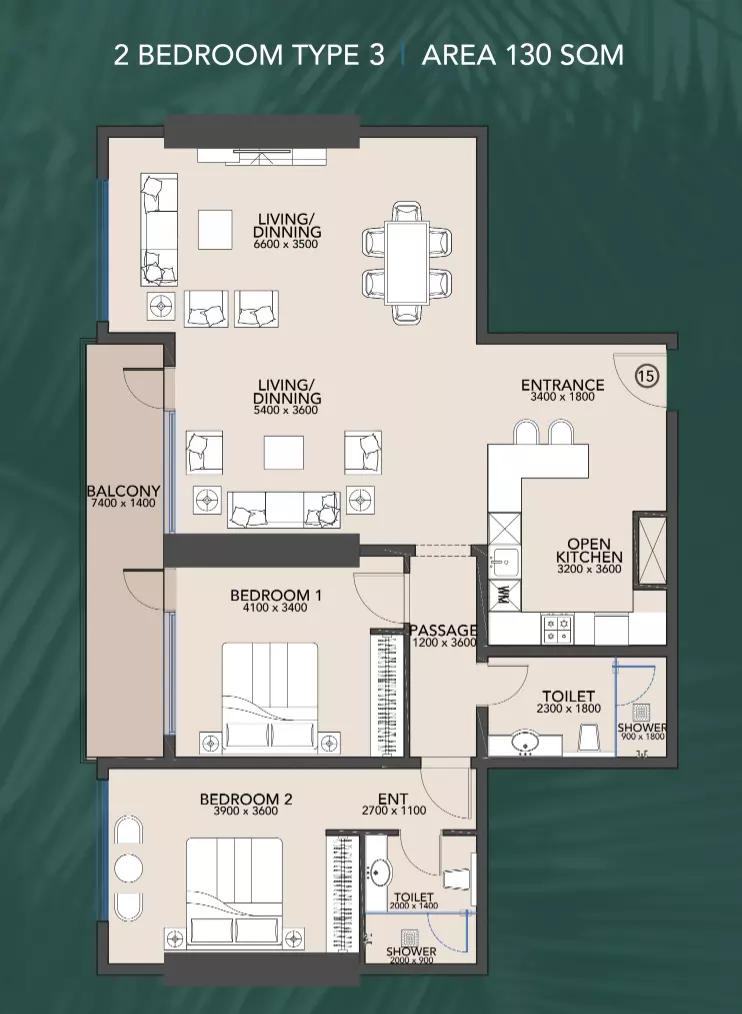 Unit floor plan image