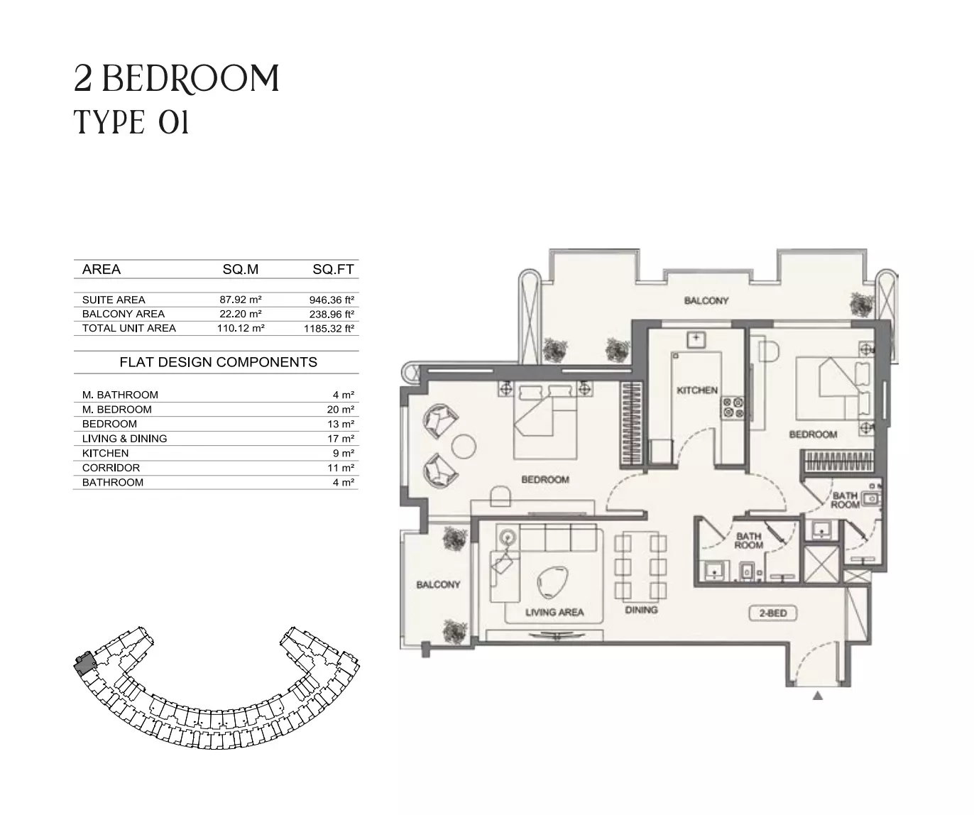 Unit floor plan image