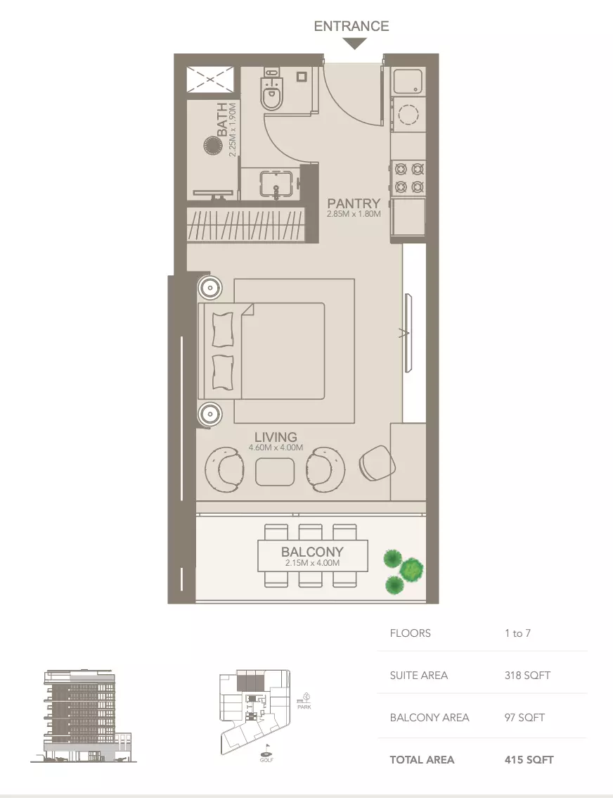 Unit floor plan image